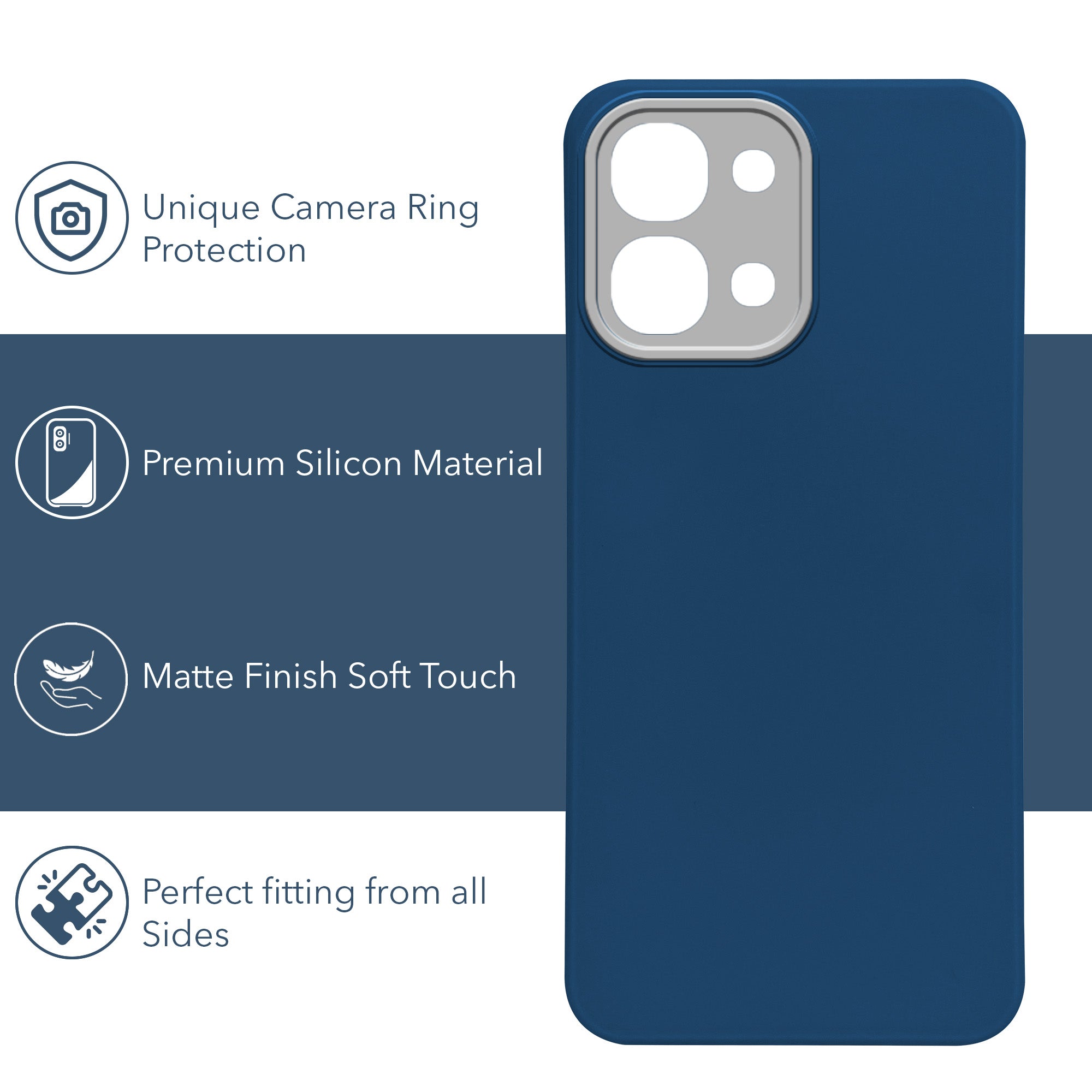 For Oppo F31 5G | Oppo F33 5G Back Cover Case (Dual Colour |Full Camera Protection | Sleek and Professional)