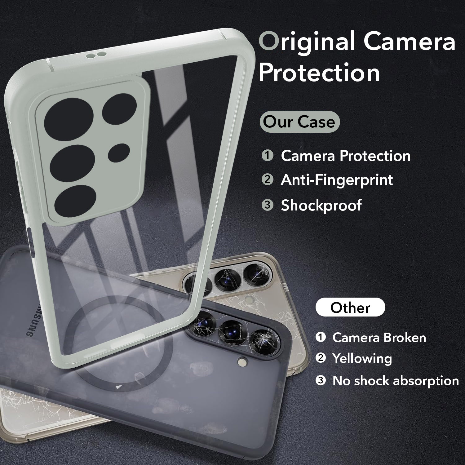 For Realme C85 5G | Realme Narzo 90x Back Cover Case Ultra-Hybrid (Lifetime Anti Yellow | Anti Scratch | Crystal Clear Shockproof)