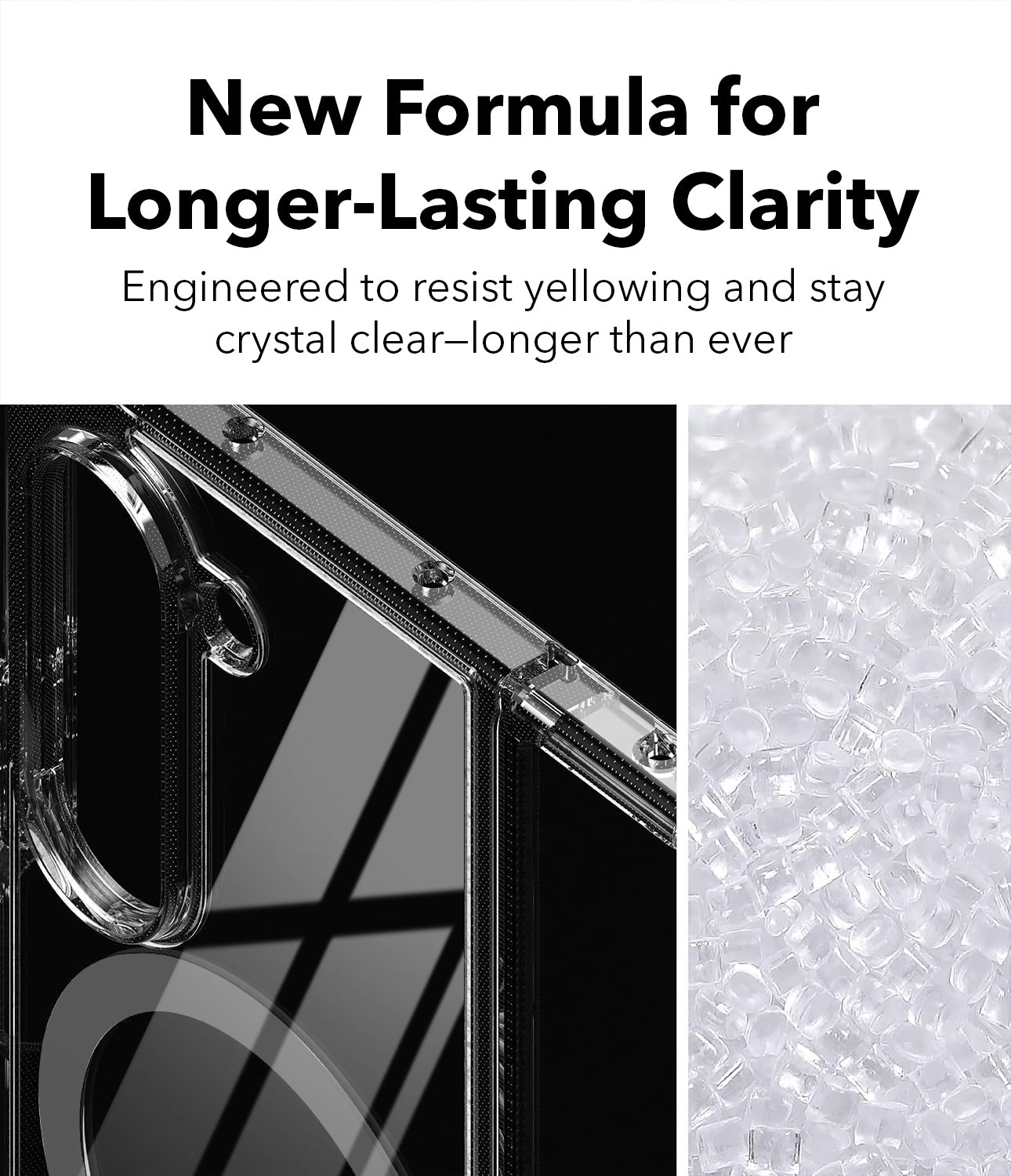 For Samsung Galaxy Z Fold 8 Ultra Back Cover Case Crystal Clear Lifetime Anti-Yellow (Magnetic Charging Support | Sleek Crystal Clear)