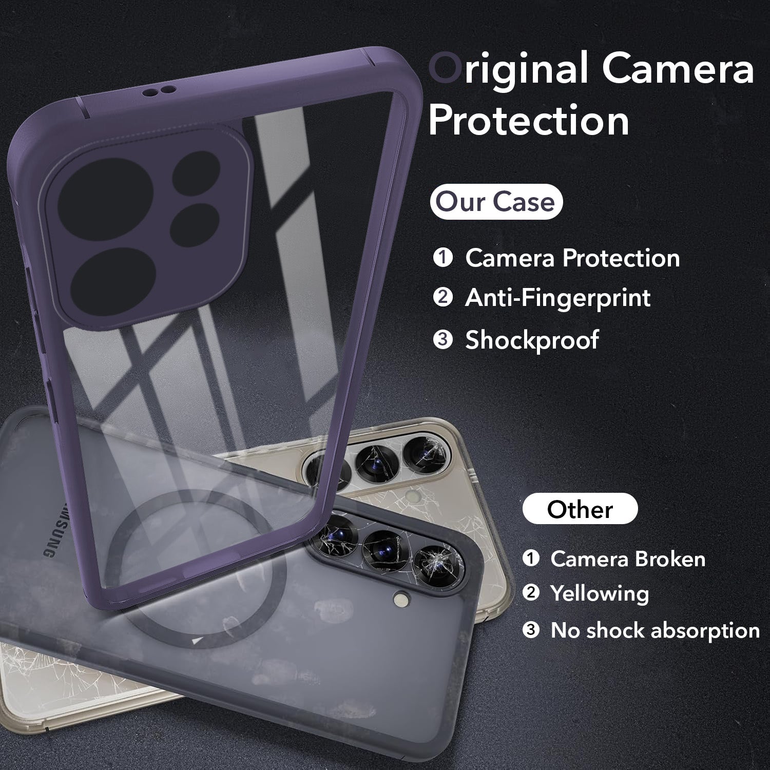 For Oppo Reno 15c Back Cover Case Ultra-Hybrid (Lifetime Anti Yellow | Anti Scratch | Crystal Clear Shockproof)