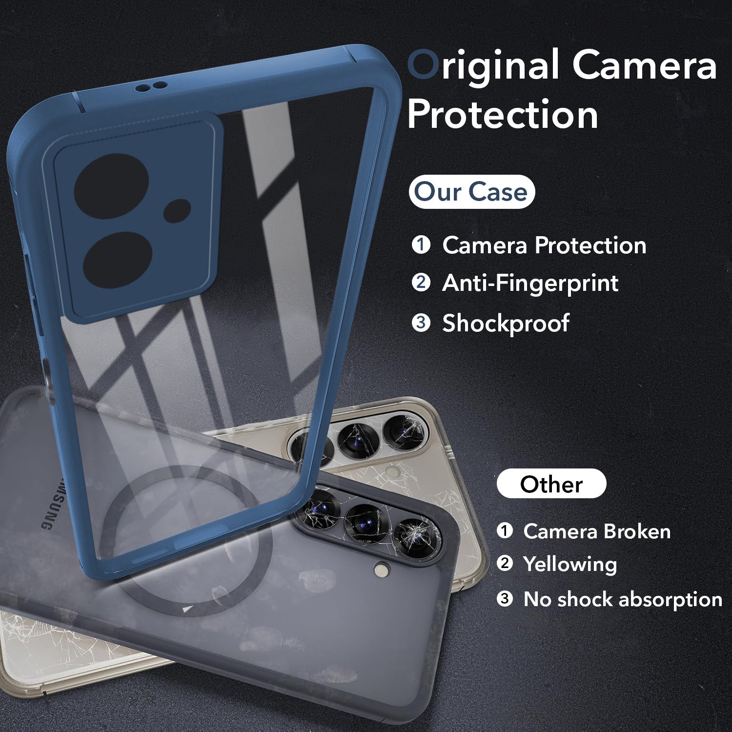For Motorola Moto G14 Back Cover Case Ultra-Hybrid (Lifetime Anti Yellow | Anti Scratch | Crystal Clear Shockproof)