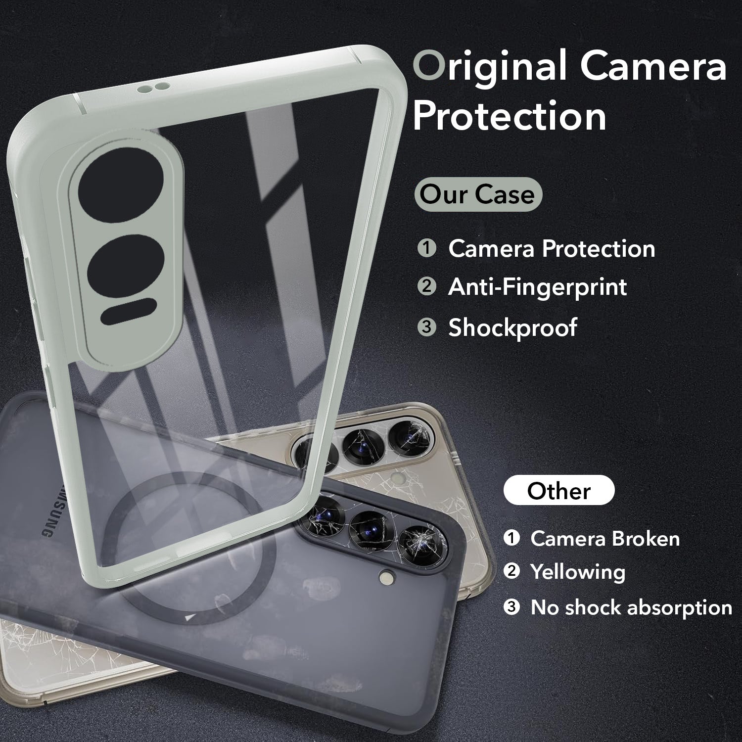 For OnePlus Nord CE 4 Lite Back Cover Case (Lifetime Anti Yellow | Anti Scratch | Crystal Clear Shockproof)