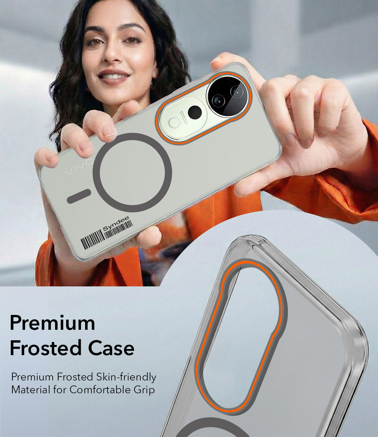 For Vivo T3 Ultra Back Cover Case (Soft Touch | Camera Bump Protection | MagSafe Compatible | Matte Finish)