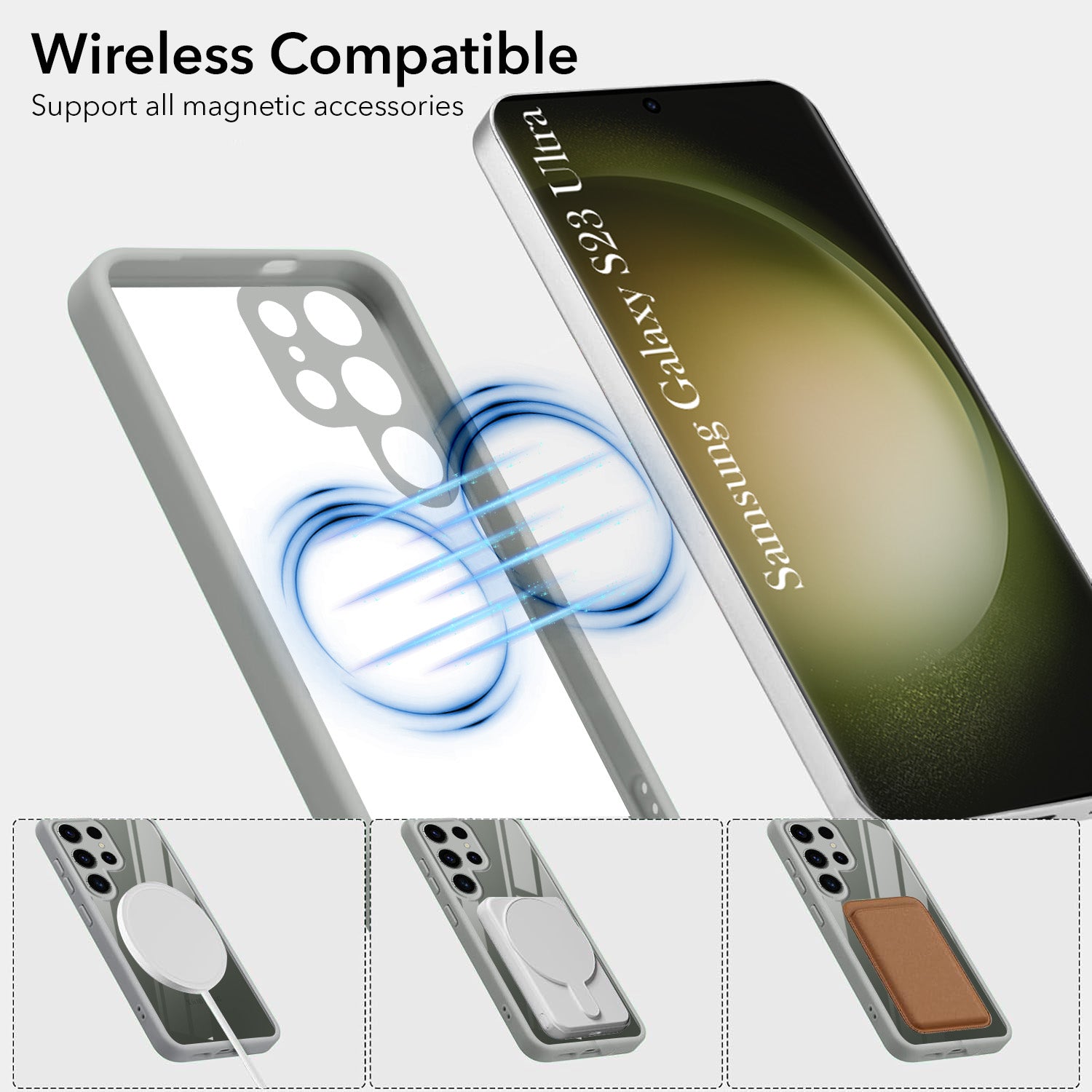 For Samsung Galaxy S23 Ultra Back Cover Case Ultra-Hybrid (Lifetime Anti Yellow | Anti Scratch | Crystal Clear Shockproof)