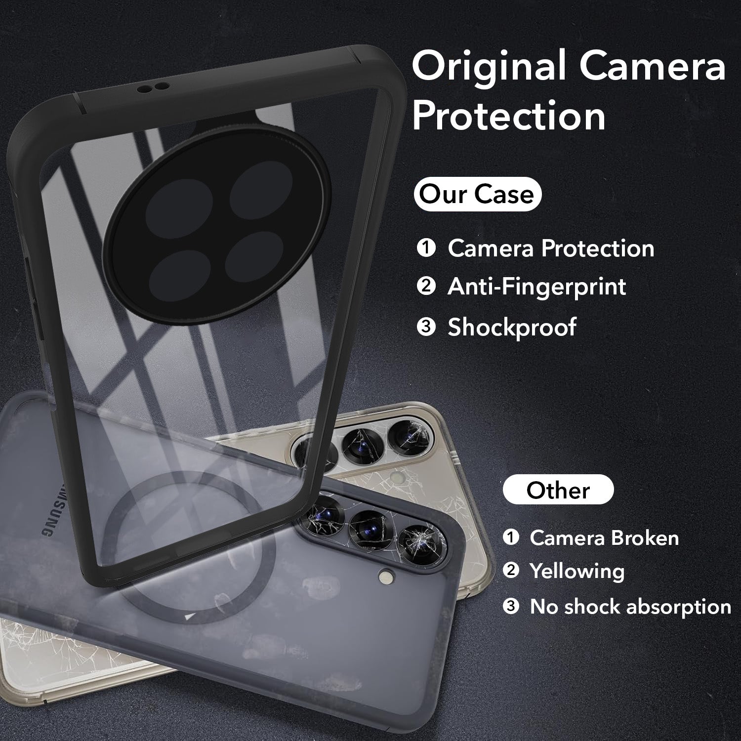 For Realme 12 | Realme 12X Ultra-Hybrid Back Cover Case (Lifetime Anti Yellow | Anti Scratch | Crystal Clear Shockproof)