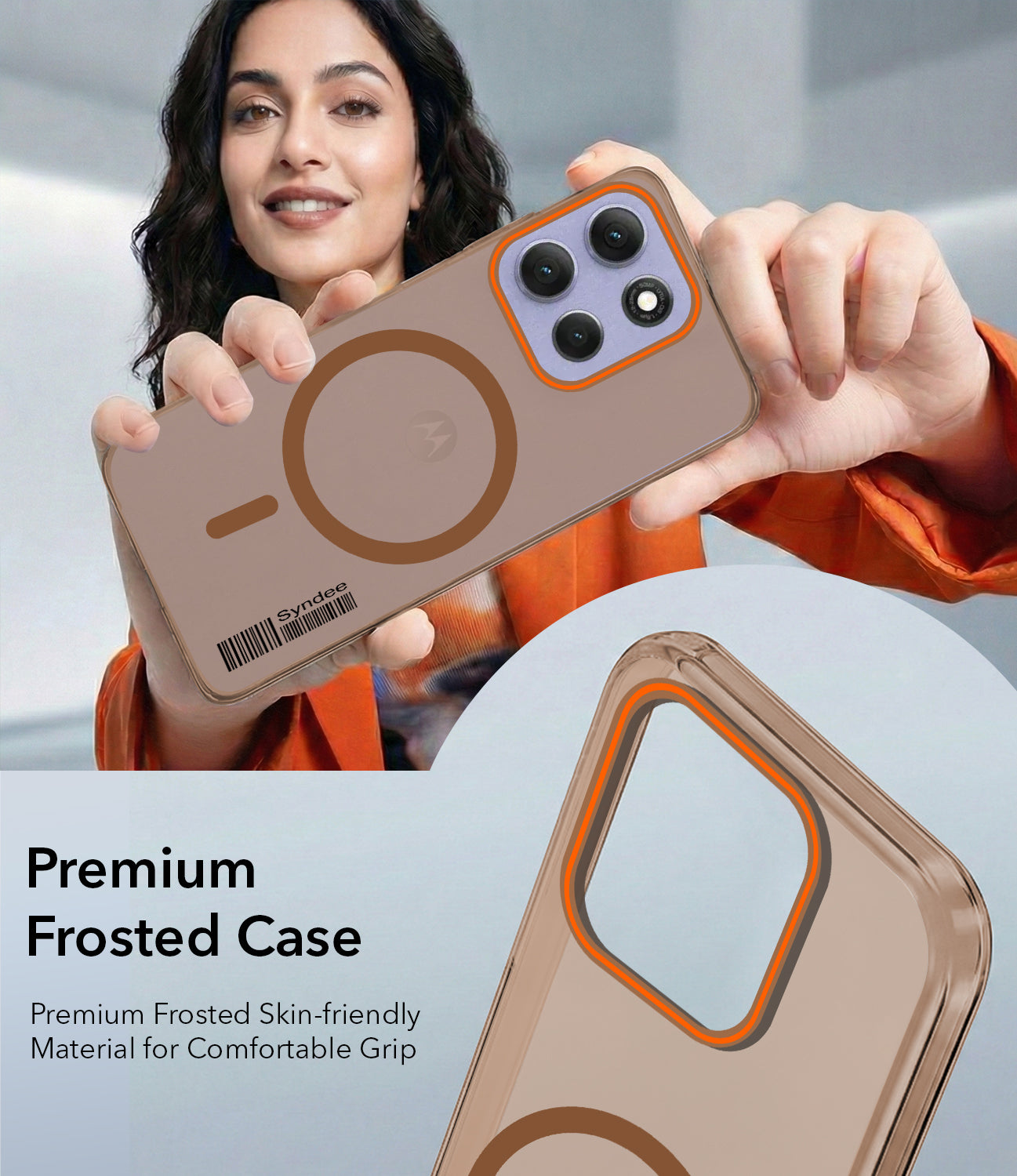 For Motorola Moto G86 Power Back Cover Case (Soft Touch | Camera Bump Protection | MagSafe Compatible | Matte Finish)