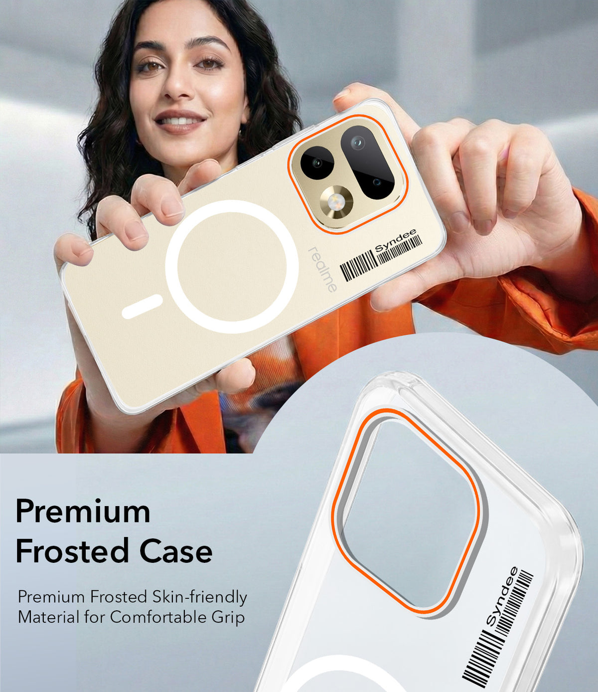 For Realme 16 Pro Back Cover Case (Soft Touch | Camera Bump Protection | MagSafe Compatible | Matte Finish)