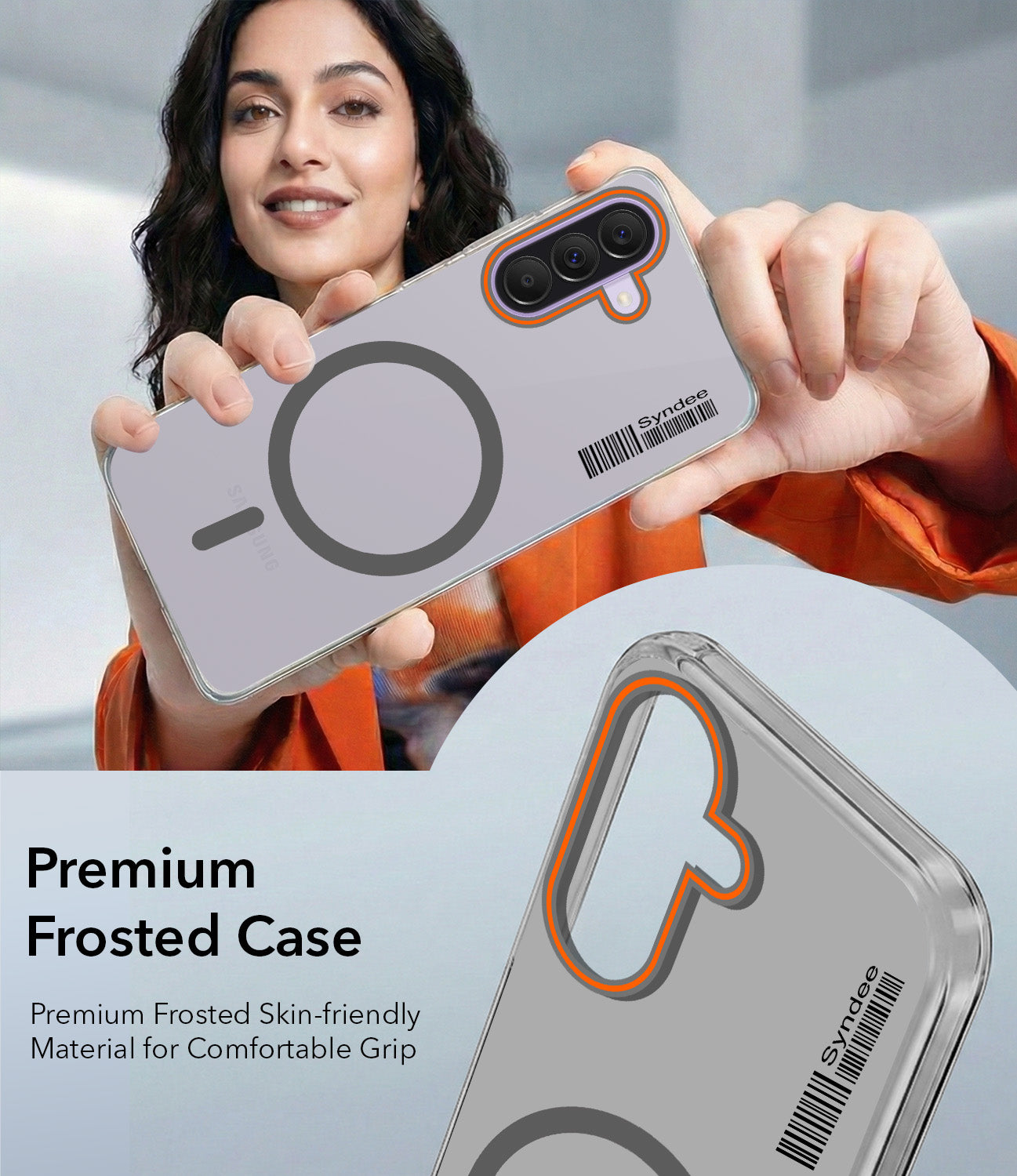 For Samsung Galaxy A37 5G Back Cover Case (Soft Touch | Camera Bump Protection | MagSafe Compatible | Matte Finish)