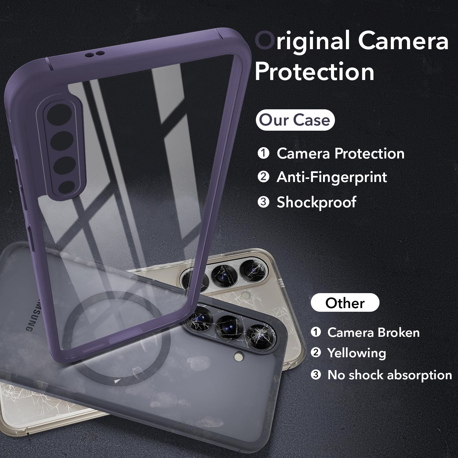 For Samsung Galaxy A50 | Galaxy A50s Back Cover Case Ultra-Hybrid (Lifetime Anti Yellow | Anti Scratch | Crystal Clear Shockproof)