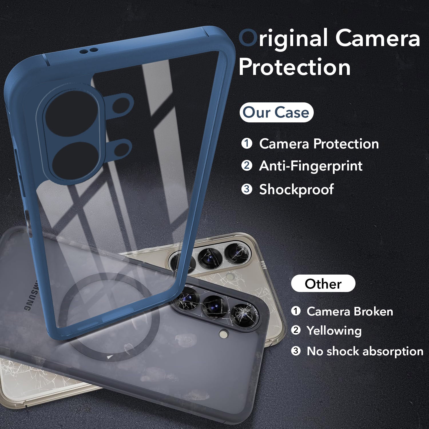 For Tecno Spark Go 3 Back Cover Case Ultra-Hybrid (Lifetime Anti Yellow | Anti Scratch | Crystal Clear Shockproof)