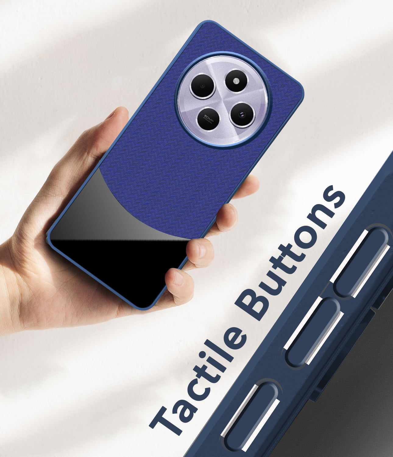 For Redmi A4 5G | Xiaomi Redmi 14C Silicone Finish Back Cover Case (Premium Minimalist Professional Feel | Camera Protection Bump)
