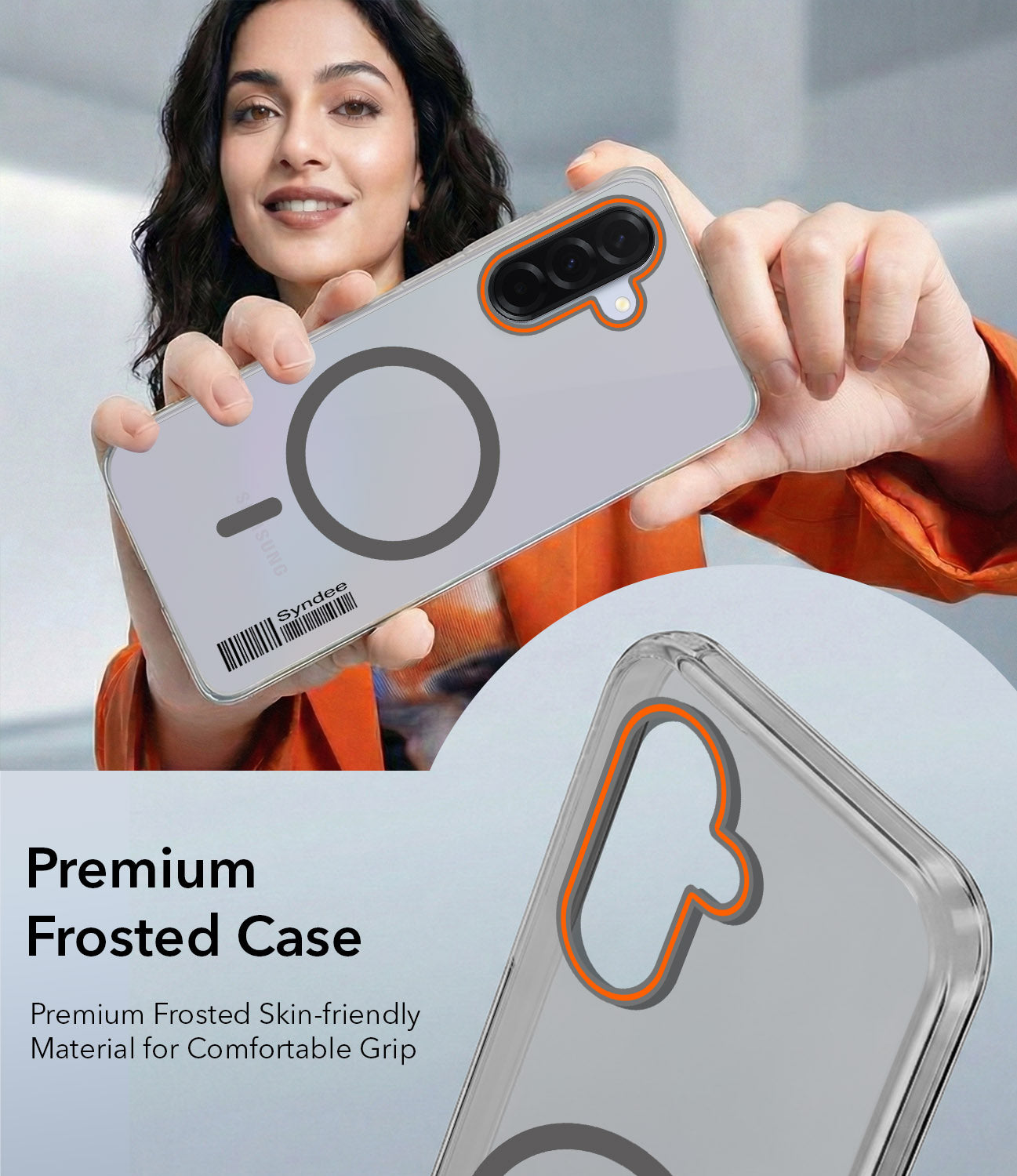 For Samsung Galaxy A36 5G Back Cover Case (Soft Touch | Camera Bump Protection | MagSafe Compatible | Matte Finish)