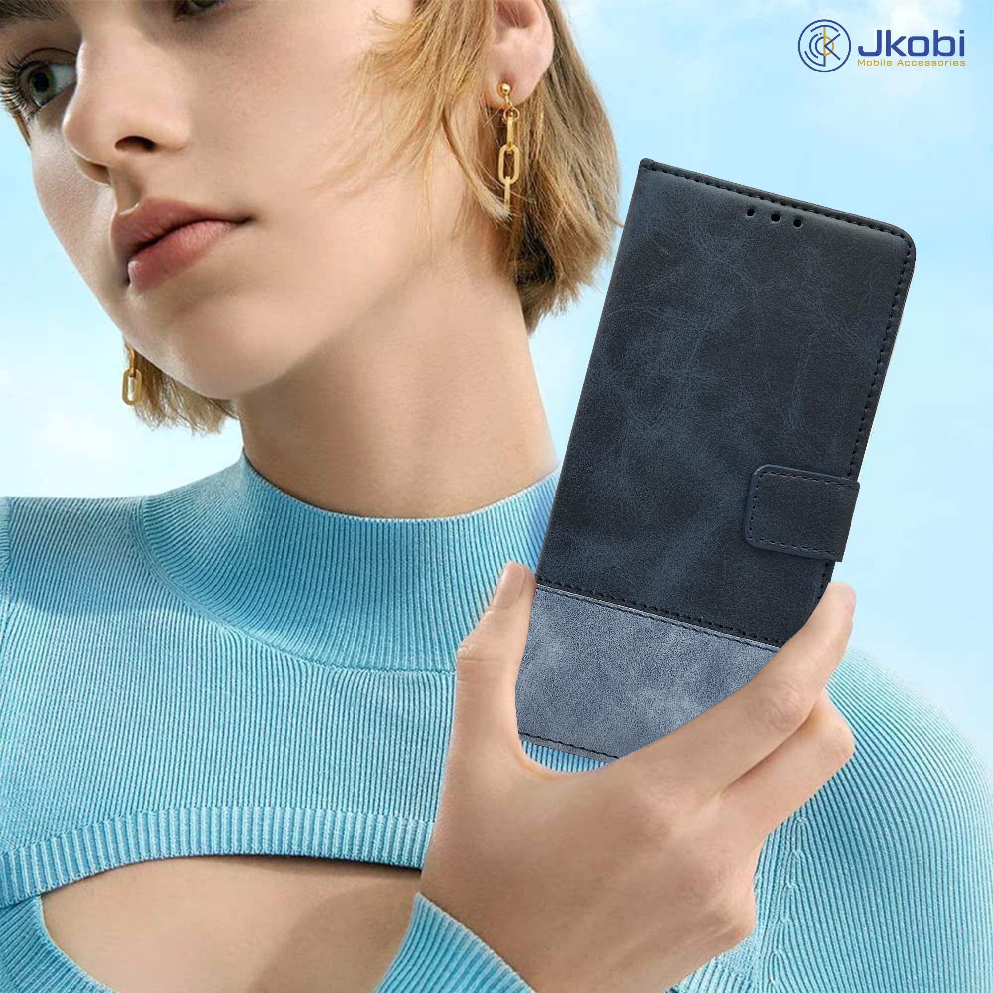 For Realme Narzo 70 5G Flip Cover Case (Professional Dual Leather Wallet with Magnetic Closure)