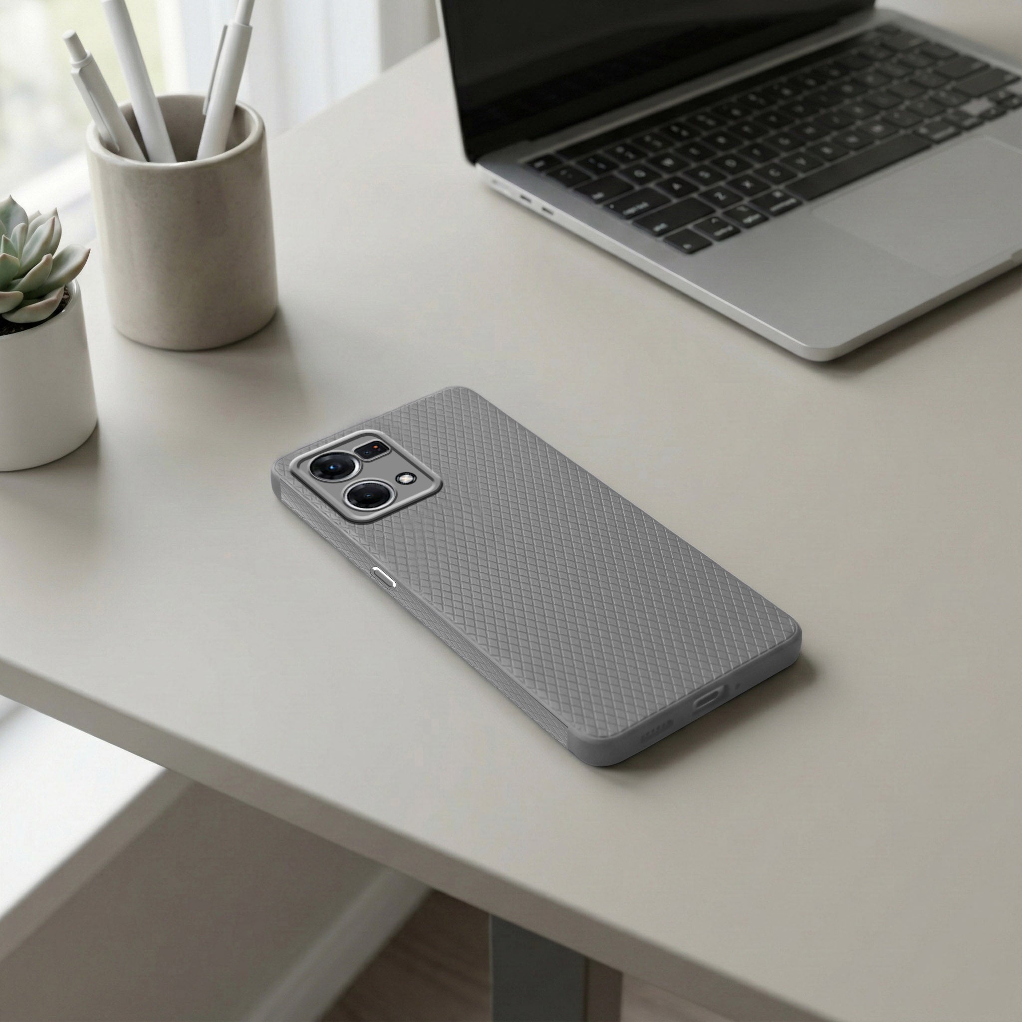 For Oppo F21 Pro 4G | F21s Pro Back Cover Case (Liquid Silicone | Side Grip | Camera Protection)