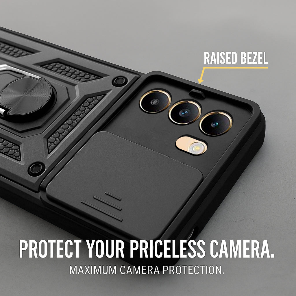 For Vivo Y200e Back Cover Case (Hybrid Dual Armor Polycarbonate)