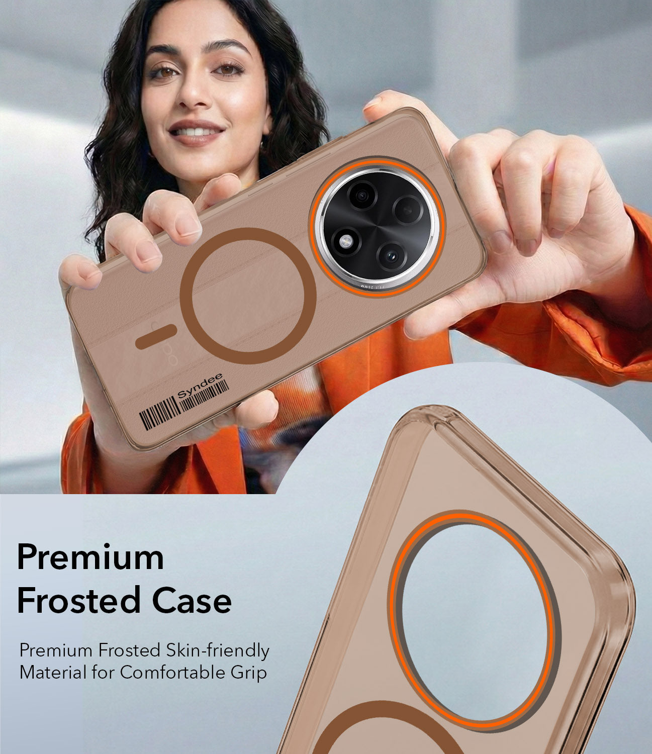 For Oppo F27 Pro | Oppo F27 Pro Plus Back Cover Case (Soft Touch | Camera Bump Protection | MagSafe Compatible | Matte Finish)