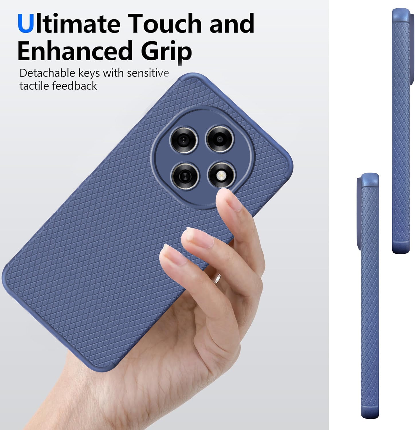 For Oppo F31 Pro Back Cover Case Liquid Silicone (Camera Protection | Side Grip Texture | Soft and Flexible)