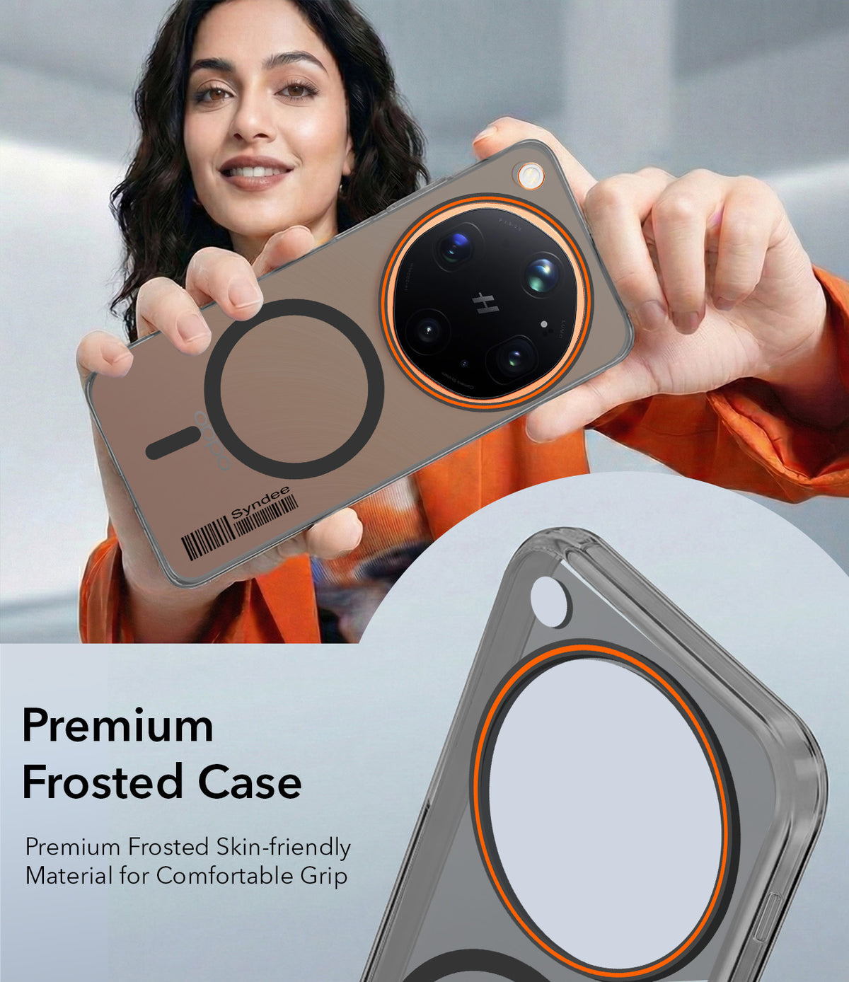 For Oppo Find X9 Ultra Back Cover Case (Soft Touch | Camera Bump Protection | MagSafe Compatible | Matte Finish)