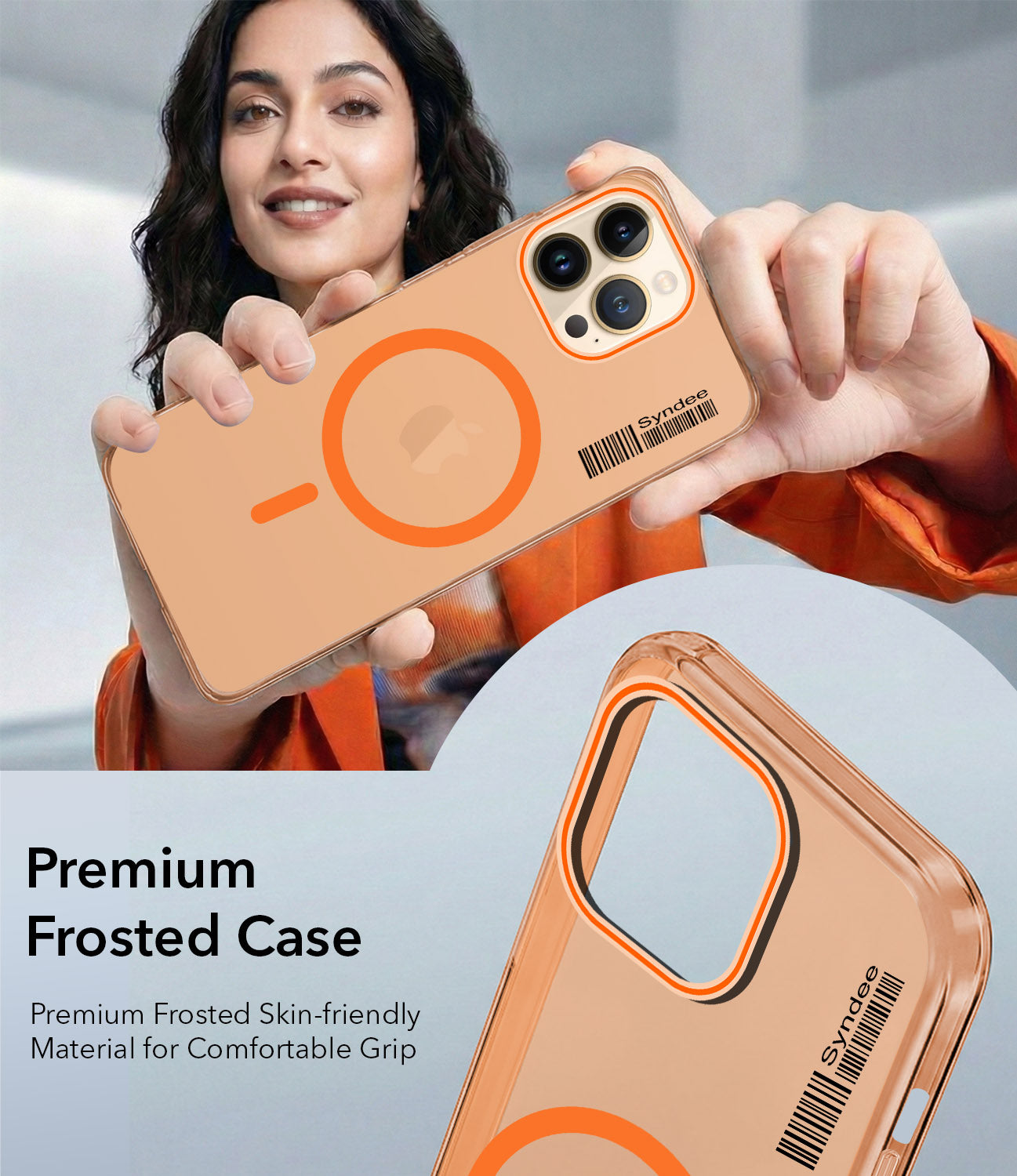 For Apple iPhone 13 Pro Max Back Cover Case  (Soft Touch | Camera Bump Protection | MagSafe Compatible | Matte Finish)