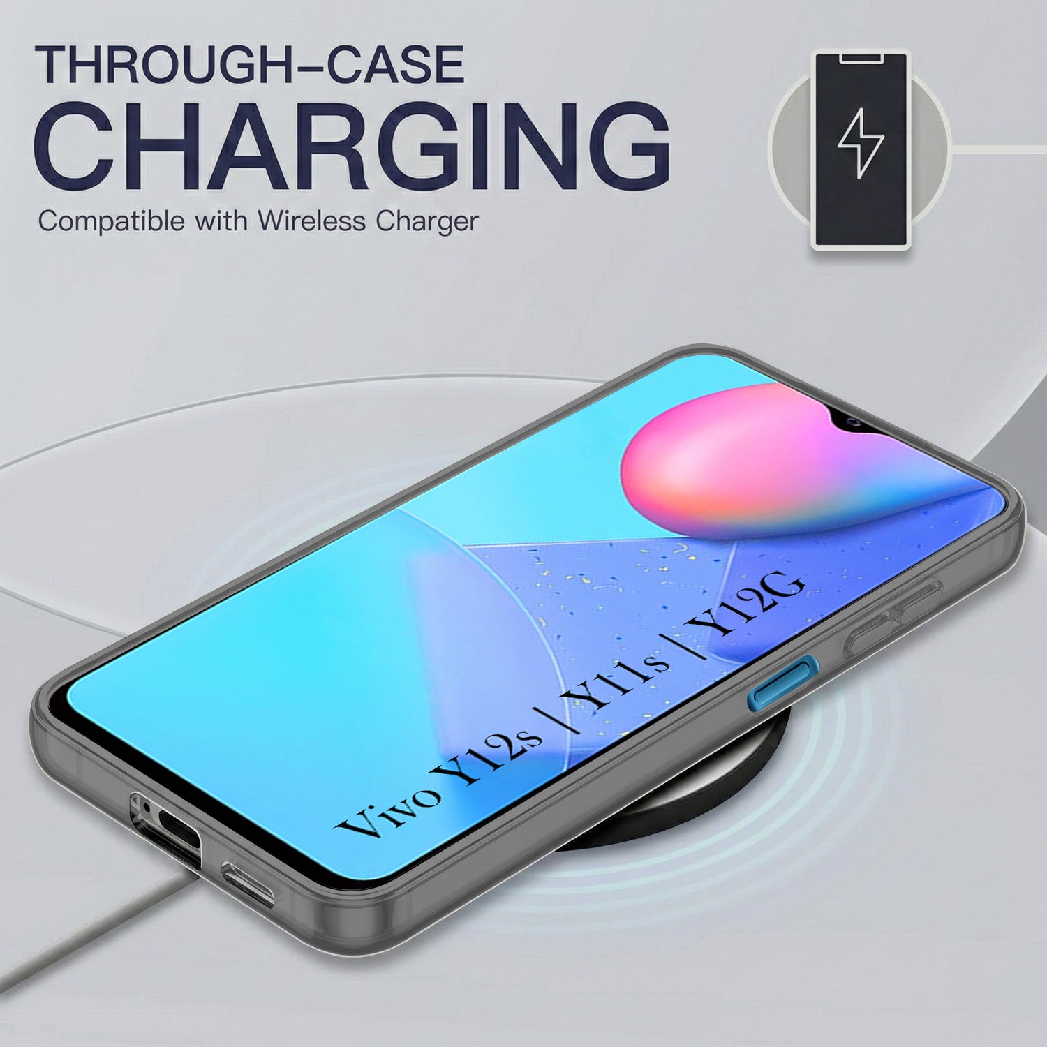 For Vivo Y12s | Y11s | Y12G Back Cover Case Silicone (Slim Paper Thin | Camera Protection Bump | Minimalist Professional | Soft Flexible)