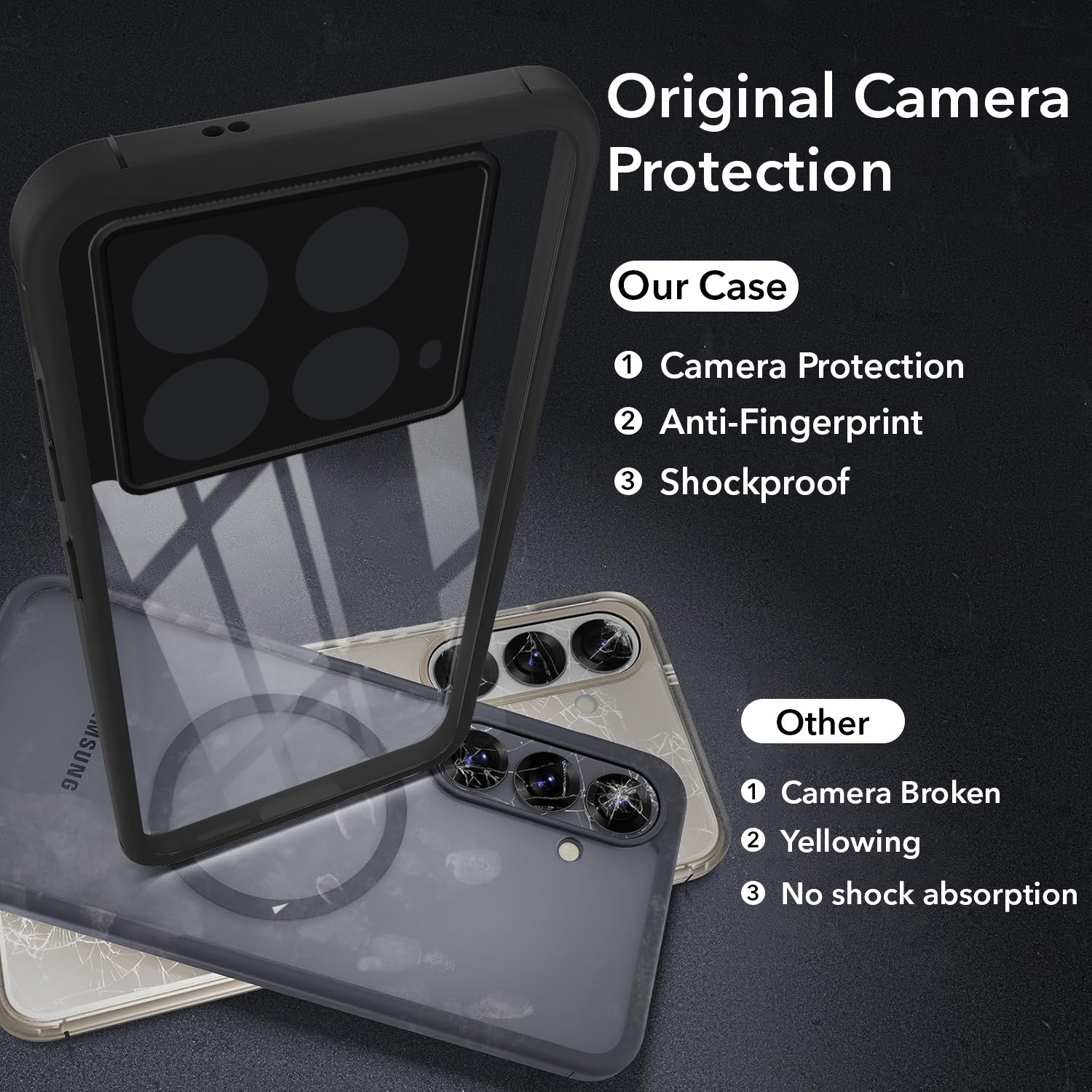 For Infinix Note 40 Back Cover Case (Lifetime Anti Yellow | Anti Scratch | Crystal Clear Shockproof)