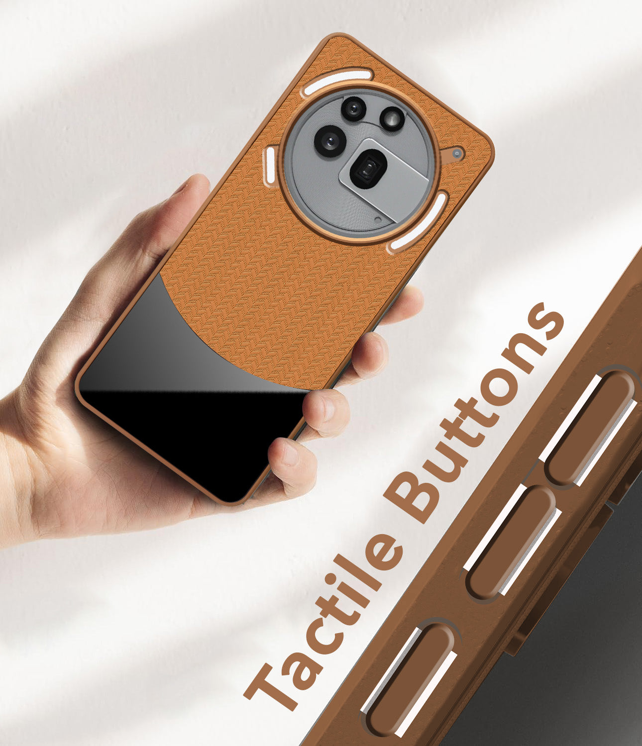 For Nothing Phone 3A Pro 5G Silicone Finish Back Cover Case (Premium Minimalist Professional Feel | Camera Protection Bump)