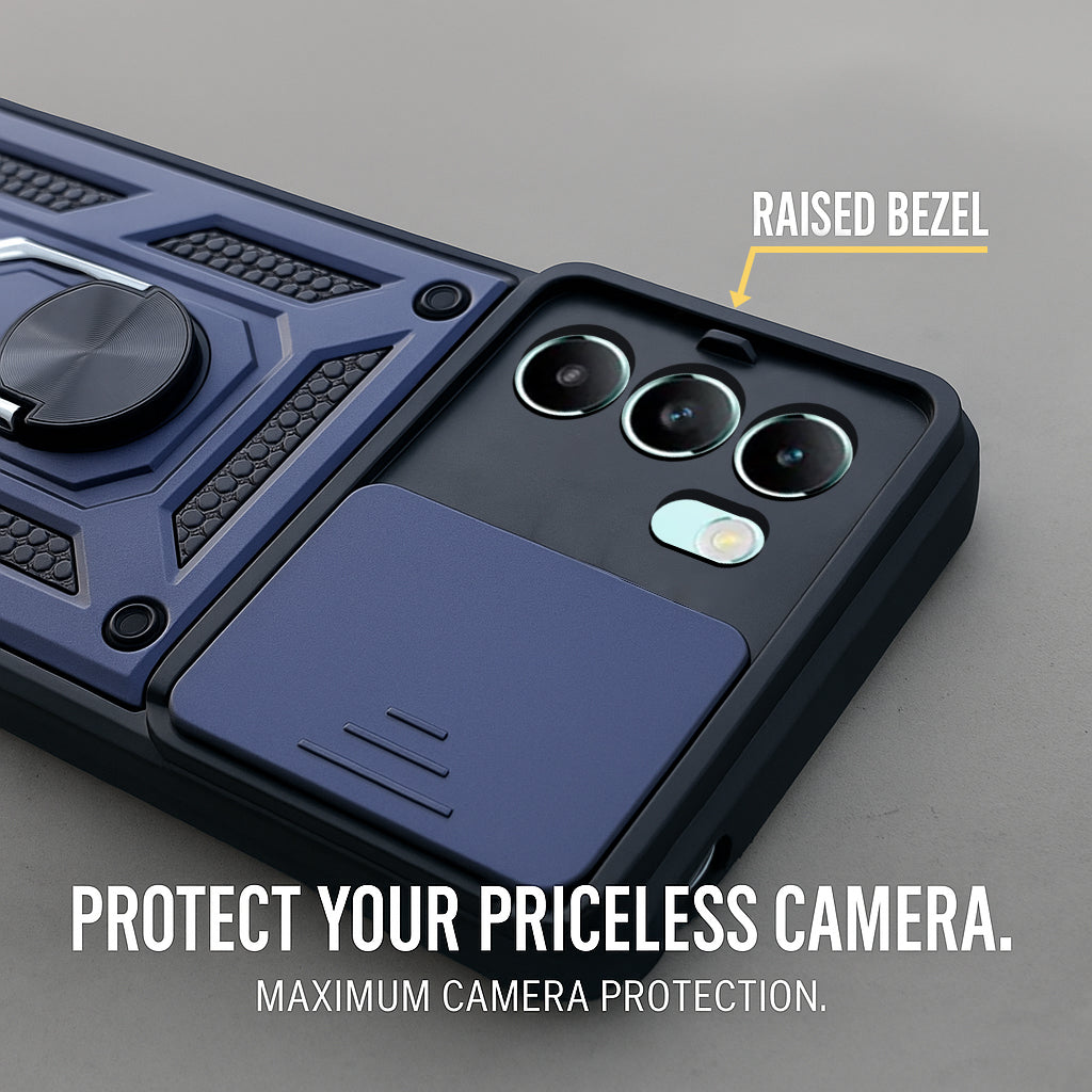 For Vivo T3 5G Back Cover Case (Hybrid Dual Armor Polycarbonate)
