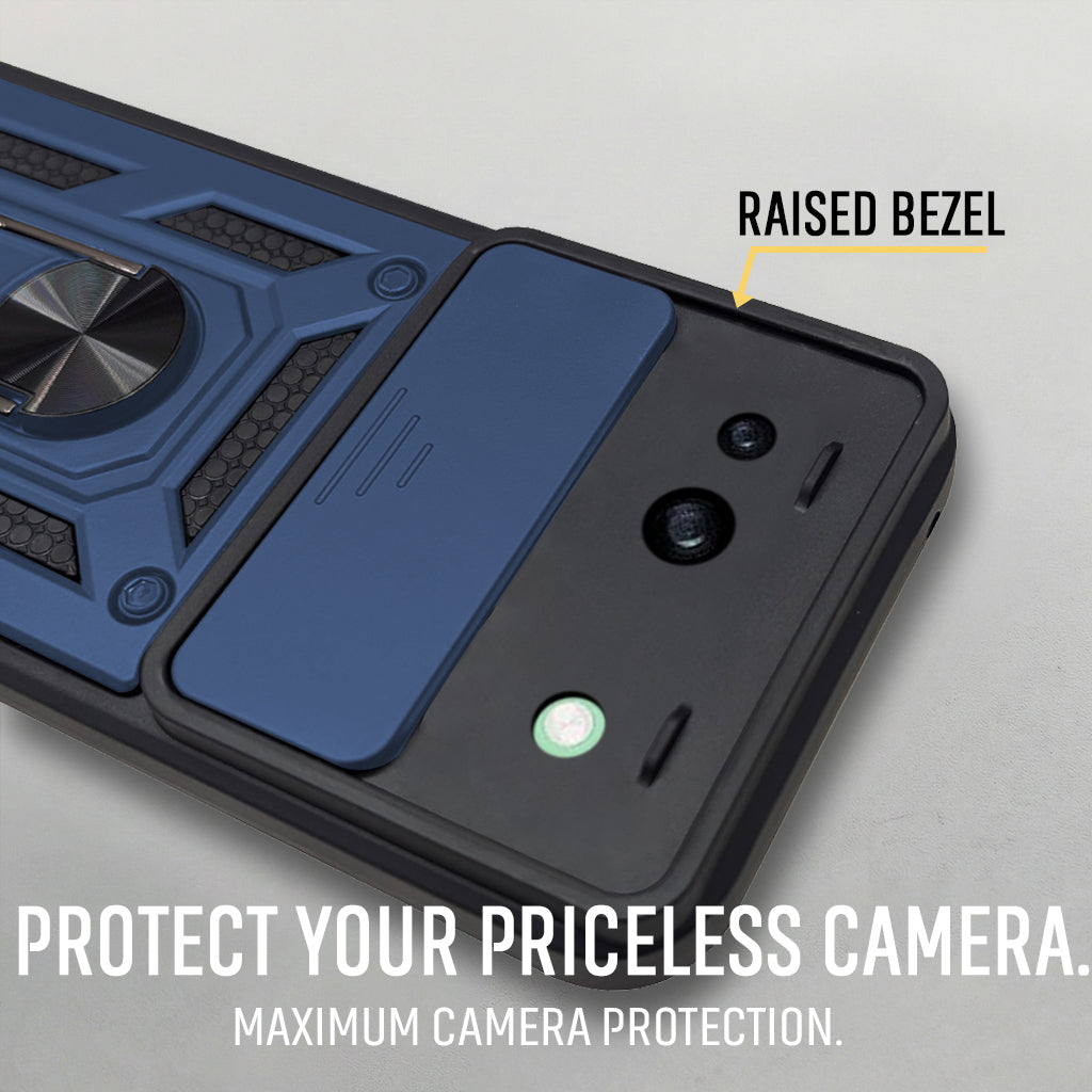 For Google Pixel 8a Back Cover Case (Hybrid Dual Armor Polycarbonate)