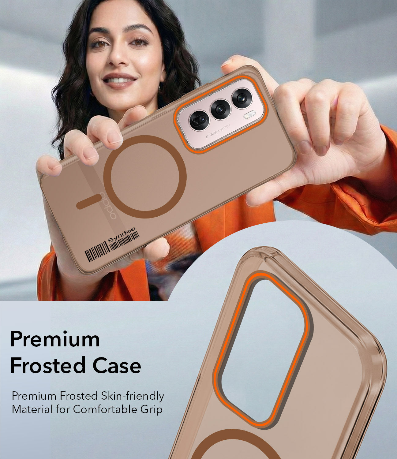 For Oppo Reno12 Pro 5G | Oppo Reno 12 Pro 5G Back Cover Case (Soft Touch | Camera Bump Protection | MagSafe Compatible | Matte Finish)