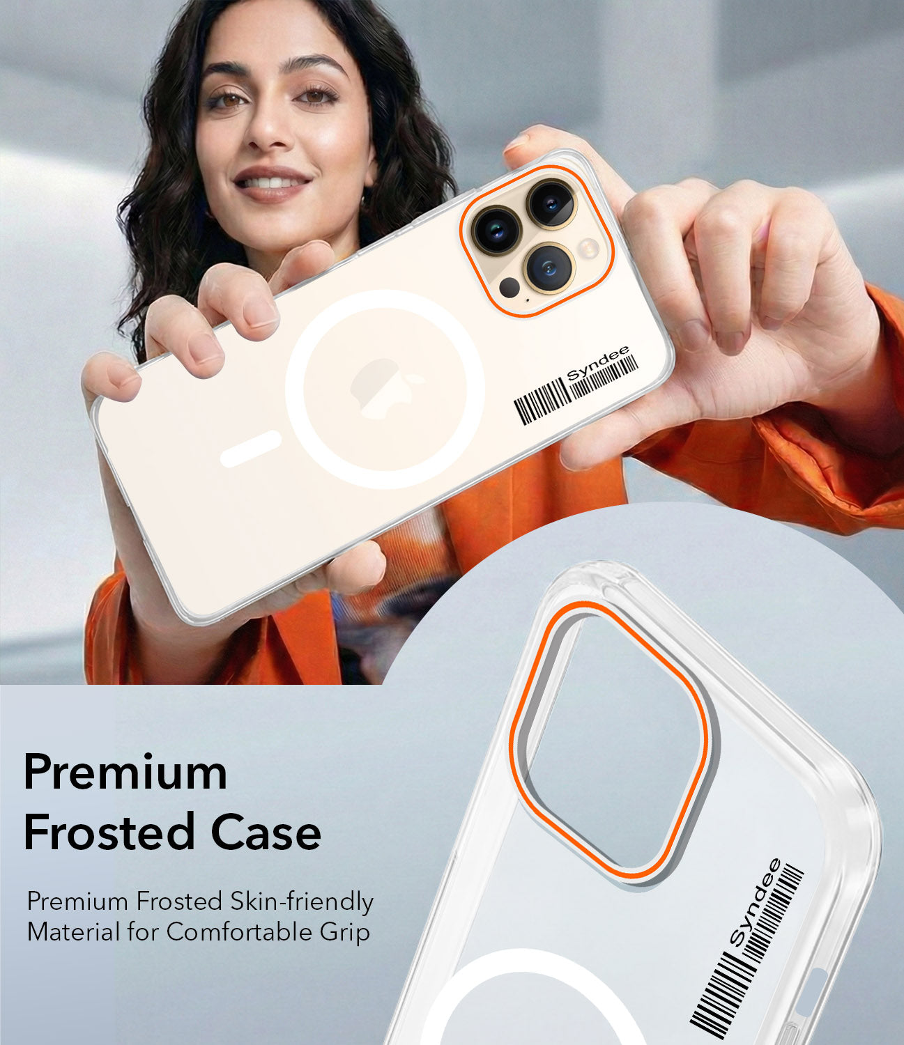 For Apple iPhone 13 Pro Max Back Cover Case  (Soft Touch | Camera Bump Protection | MagSafe Compatible | Matte Finish)