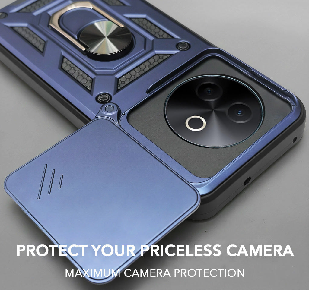 For Vivo Y39 Back Cover Case (Hybrid Dual Armor Polycarbonate)