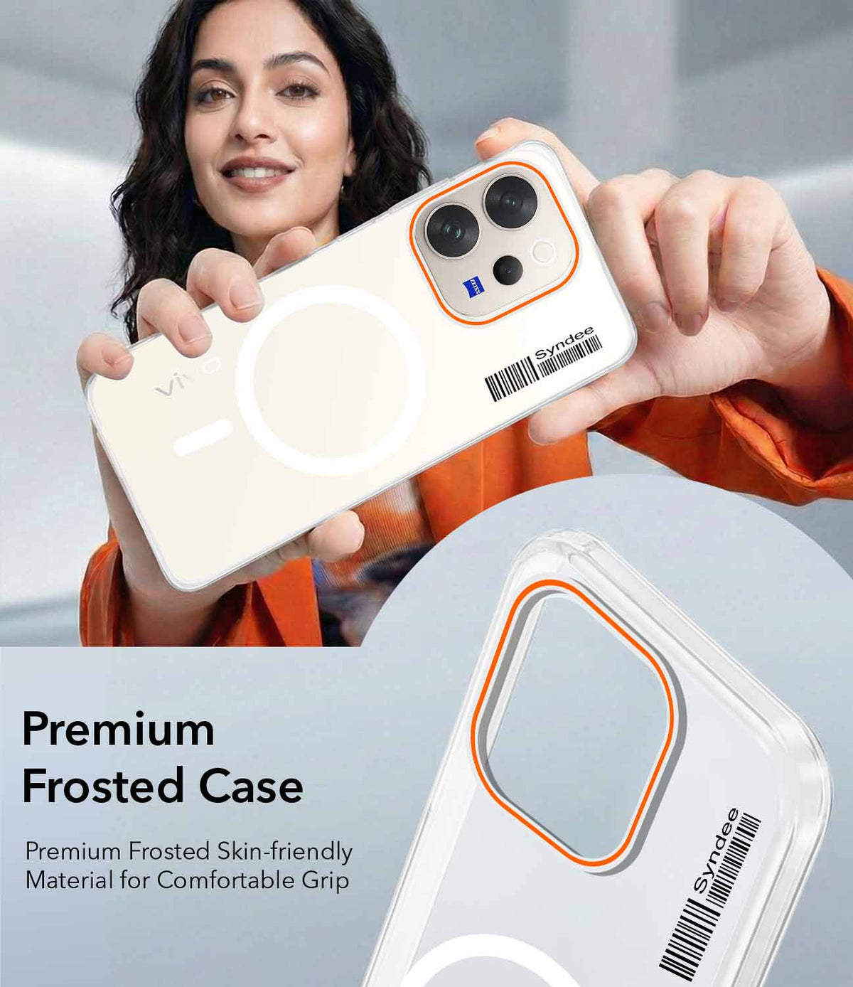 For Vivo V70 | Vivo V70 Elite 5G Back Cover Case (Soft Touch | Camera Bump Protection | MagSafe Compatible | Matte Finish)