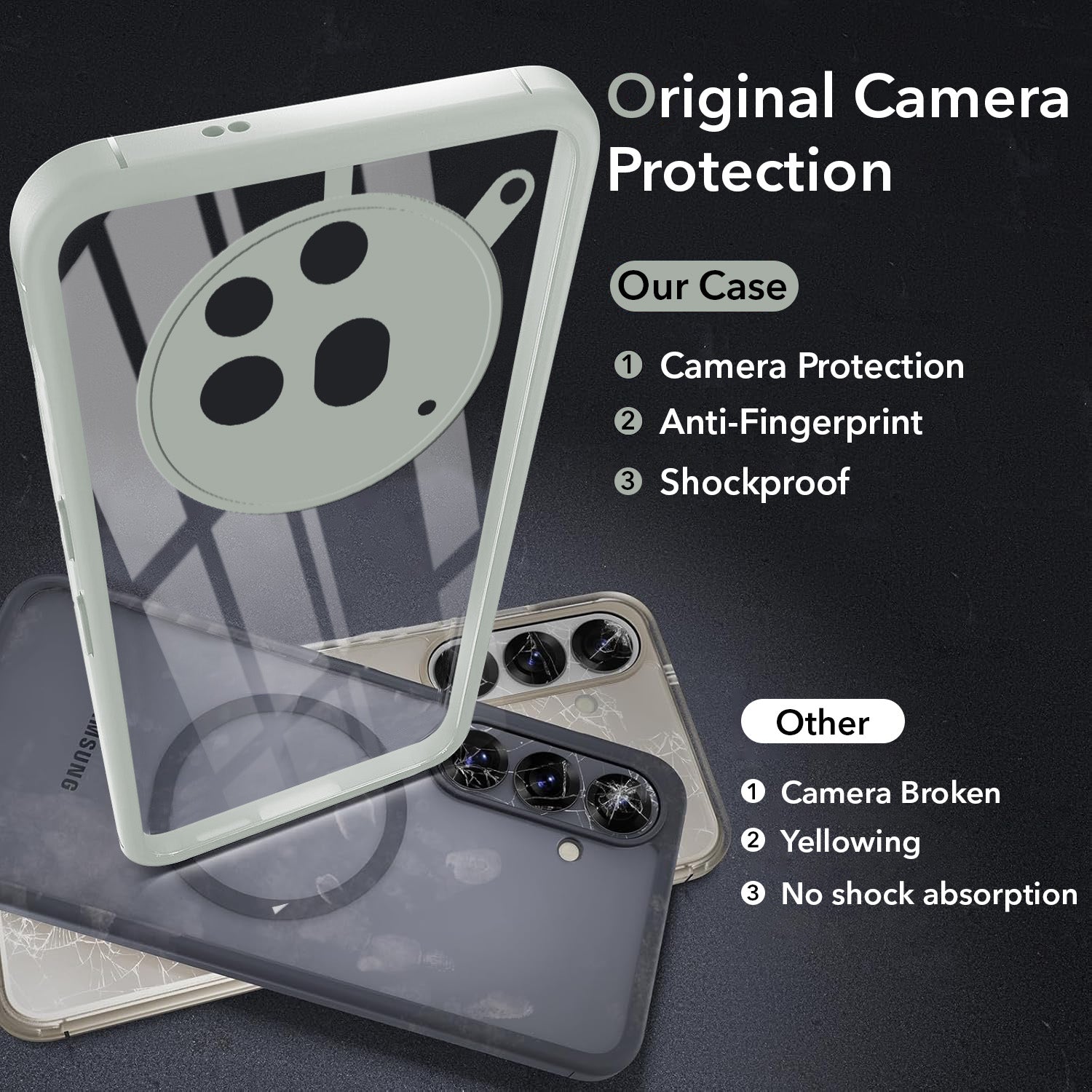 For Nothing Phone 3A Pro 5G Back Cover Case Ultra-Hybrid  (Lifetime Anti Yellow | Anti Scratch | Crystal Clear Shockproof)