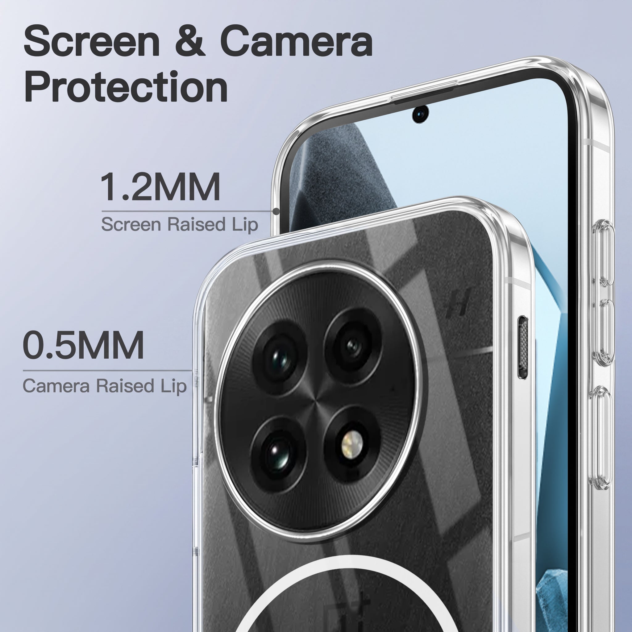 For OnePlus 13 Back Case Cover Crystal Anti Yellow (Unbreakable PC | MagSafe Wireless Charging Support |Camera Protection Bump)