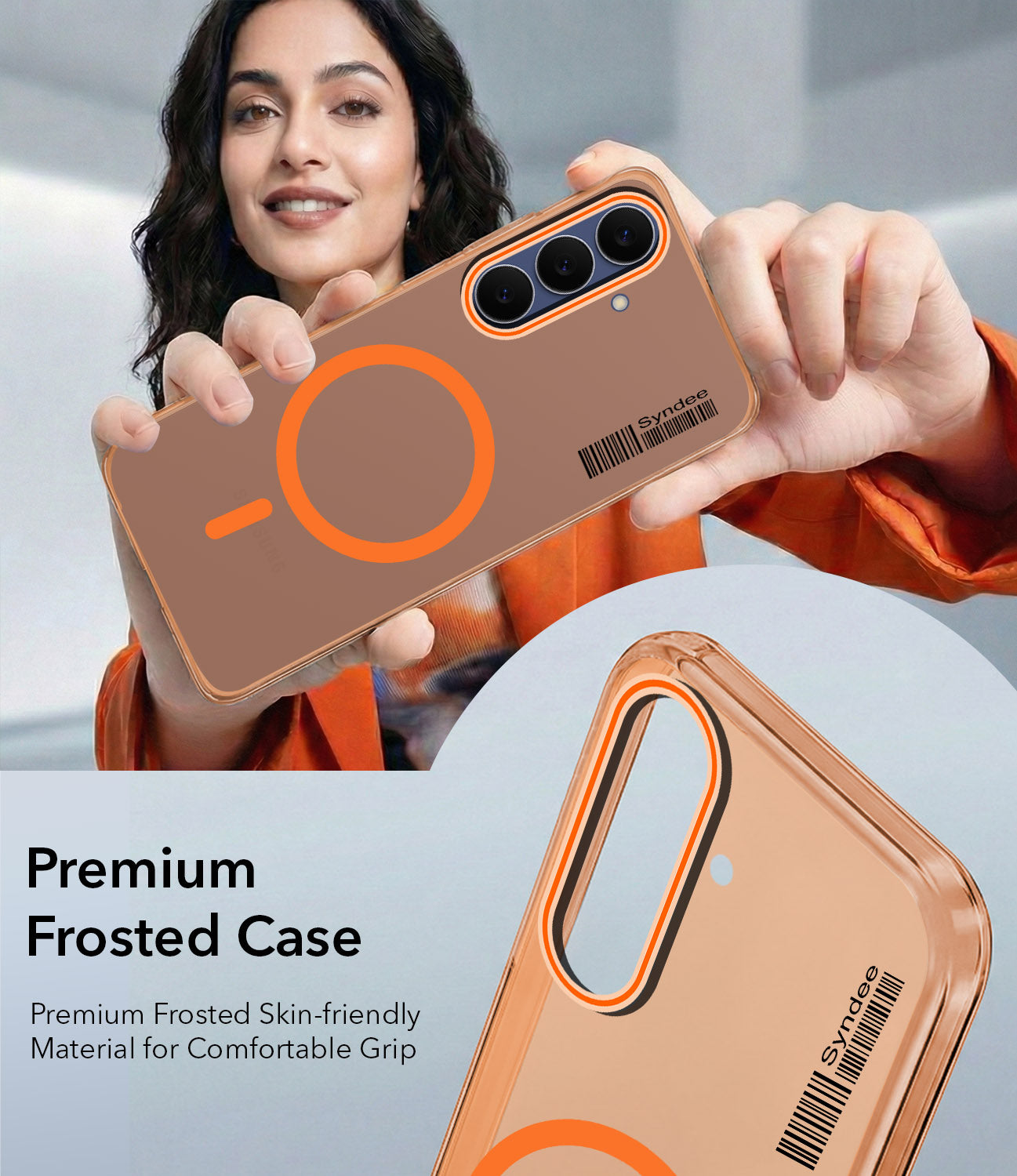 For Samsung Galaxy S25 FE Back Cover Case (Soft Touch | Camera Bump Protection | MagSafe Compatible | Matte Finish)
