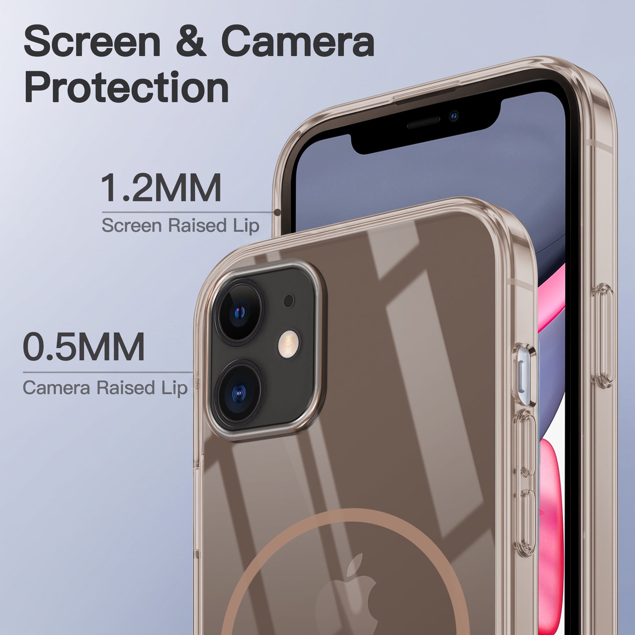 For Apple iPhone 11 Back Case Cover Crystal Anti Yellow (Unbreakable PC | MagSafe Wireless Charging Support |Camera Protection Bump)