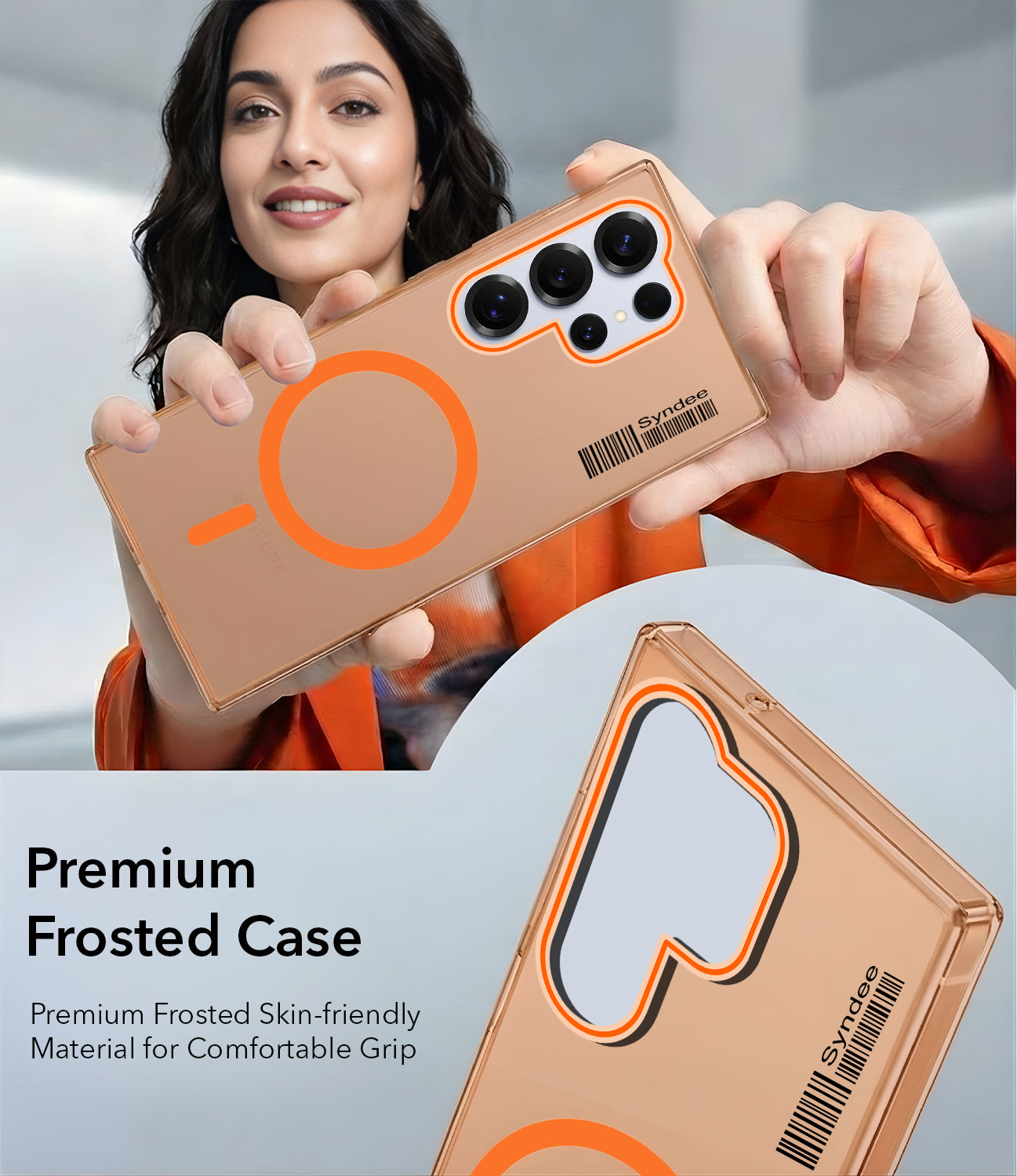 For Samsung Galaxy S25 Ultra Back Cover Case (Soft Touch | Camera Bump Protection | MagSafe Compatible | Matte Finish)