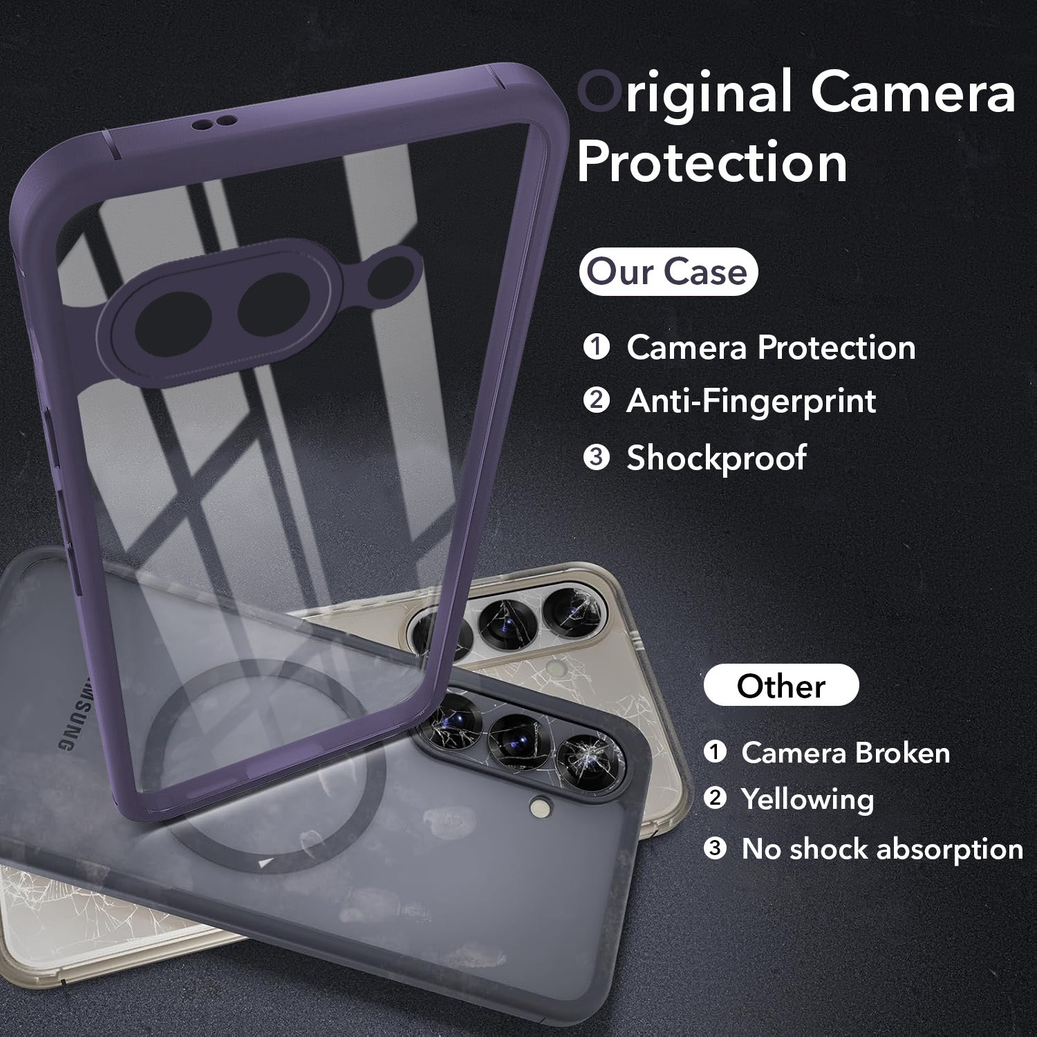 For Google Pixel 9A Back Cover Case (Lifetime Anti Yellow | Anti Scratch | Crystal Clear Shockproof)