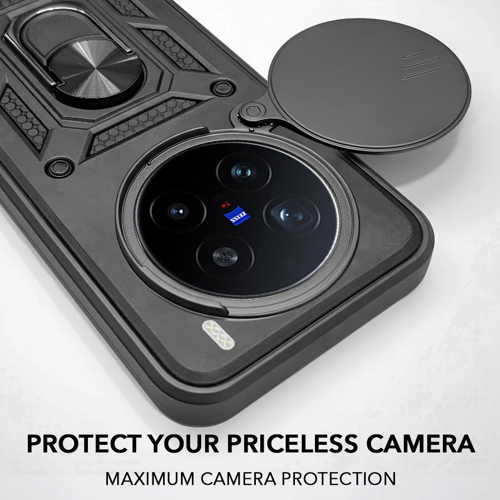 For Vivo X200 Pro Back Cover Case (Hybrid Dual Armor Polycarbonate)