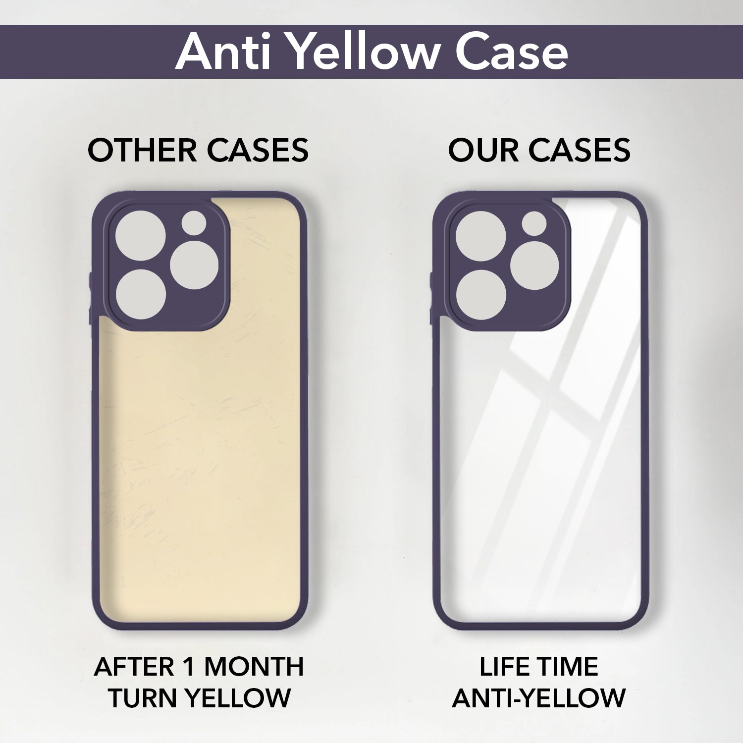 For Infinix Note 40X 5G Back Cover Case (Lifetime Anti Yellow | Anti Scratch | Crystal Clear Shockproof)