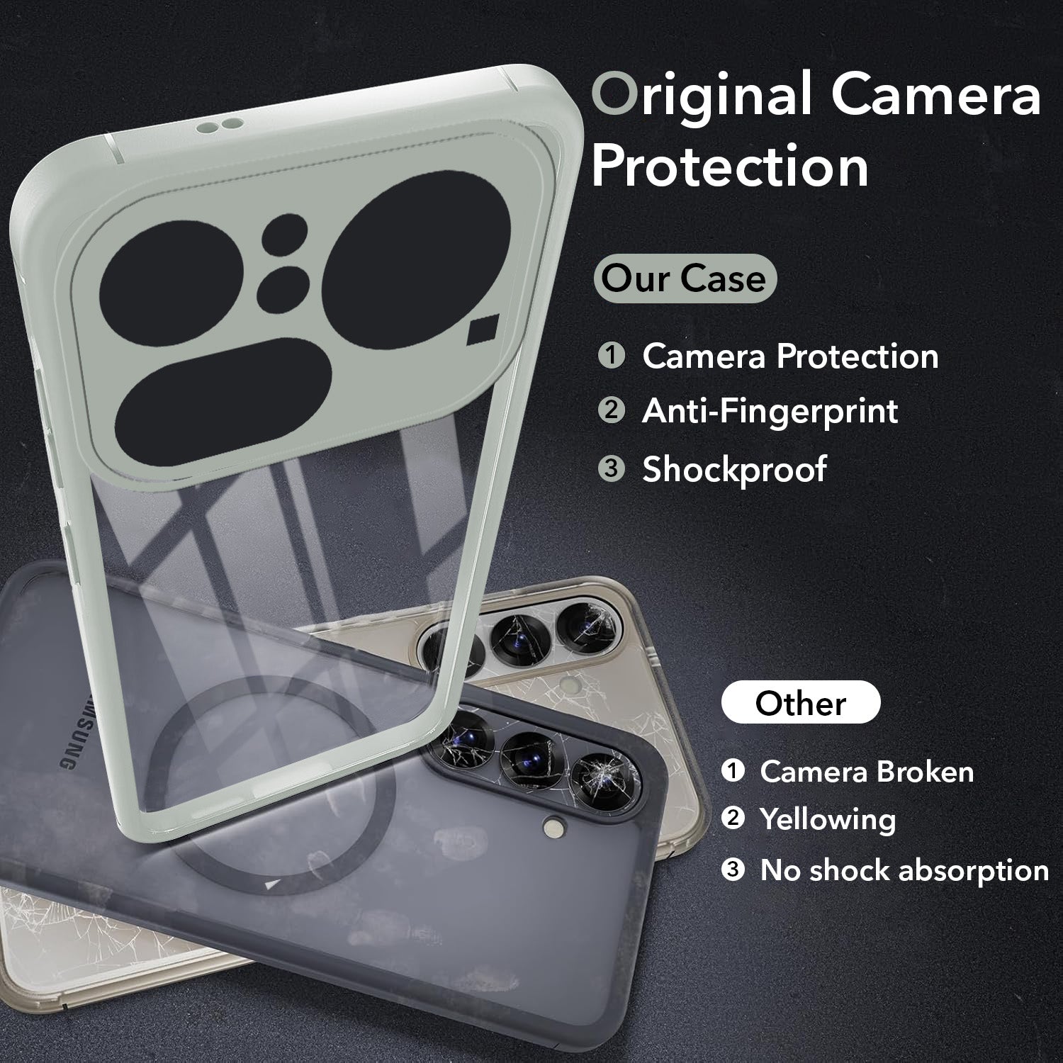 For Nothing Phone 4A Pro 5G Back Cover Case Ultra-Hybrid (Lifetime Anti Yellow | Anti Scratch | Crystal Clear Shockproof)