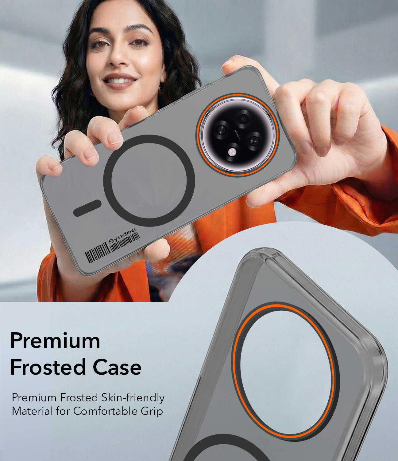 For Oppo F31 Pro Plus Back Cover Case (Soft Touch | Camera Bump Protection | MagSafe Compatible | Matte Finish)