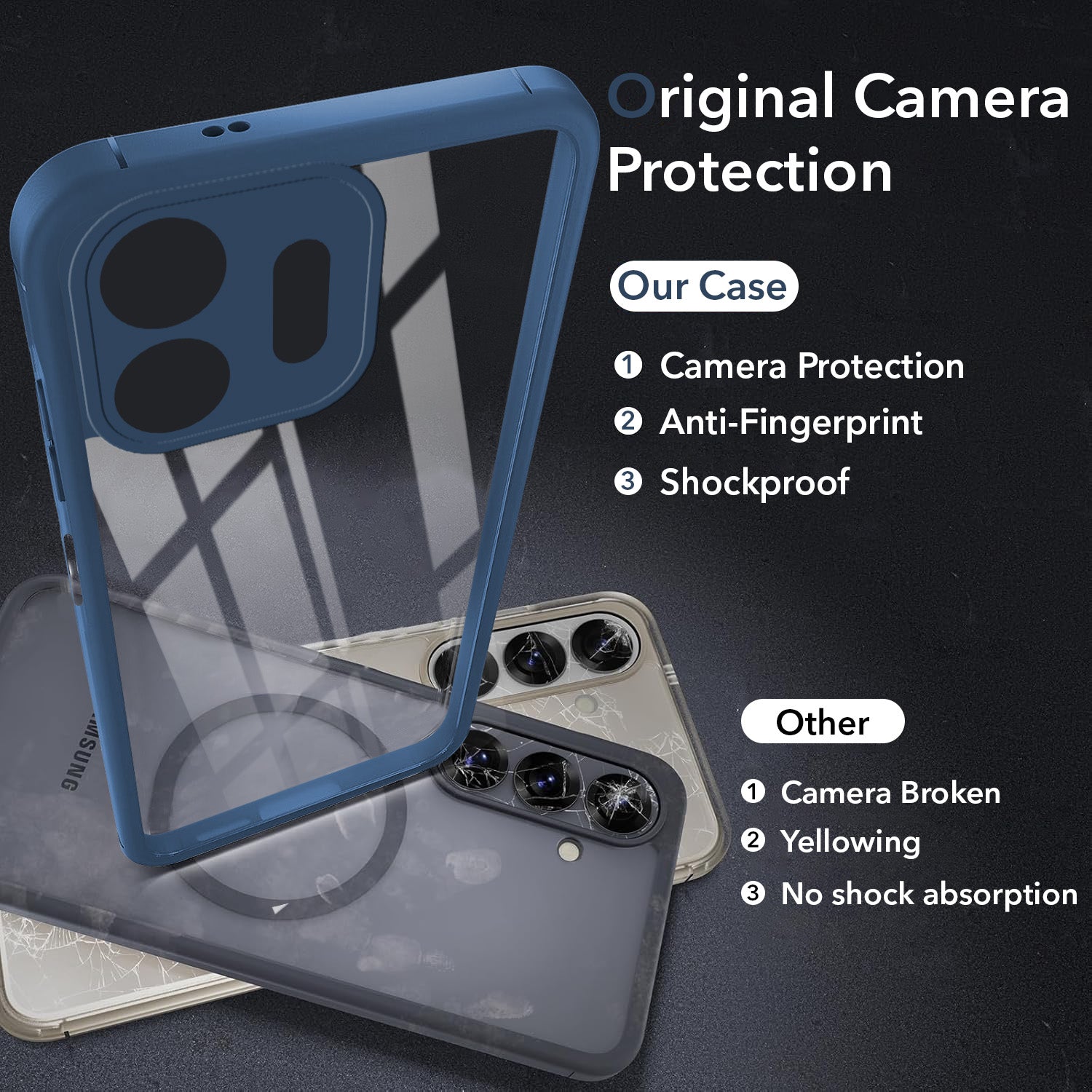 For OnePlus N6 Back Cover Case Ultra-Hybrid (Lifetime Anti Yellow | Anti Scratch | Crystal Clear Shockproof)