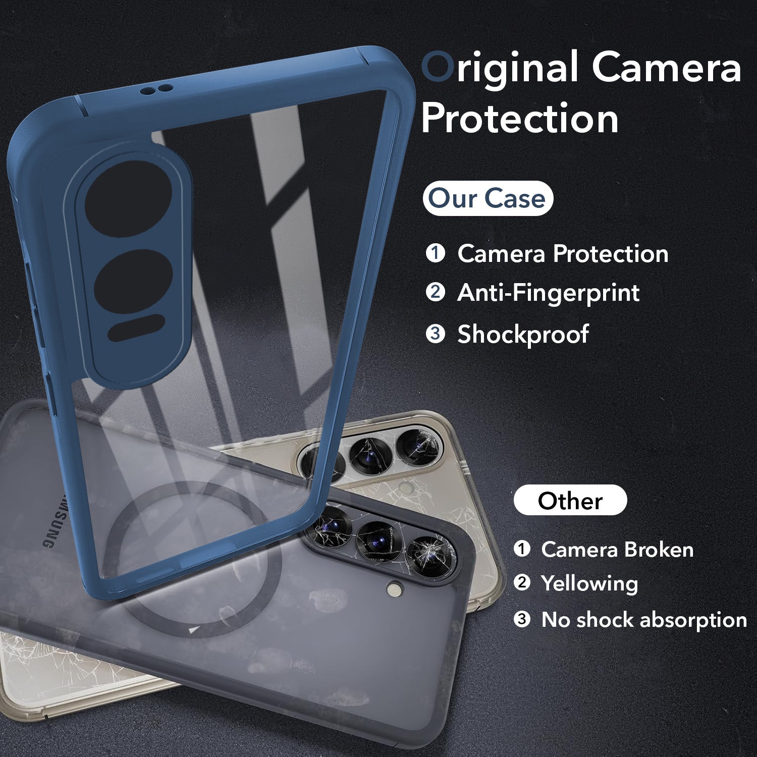 For OnePlus Nord CE 4 Lite Back Cover Case (Lifetime Anti Yellow | Anti Scratch | Crystal Clear Shockproof)