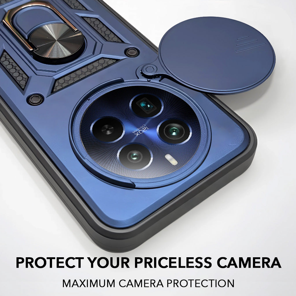 For Realme 12 Pro Plus | Realme 12 Pro Back Cover Case (Hybrid Dual Armor Polycarbonate)