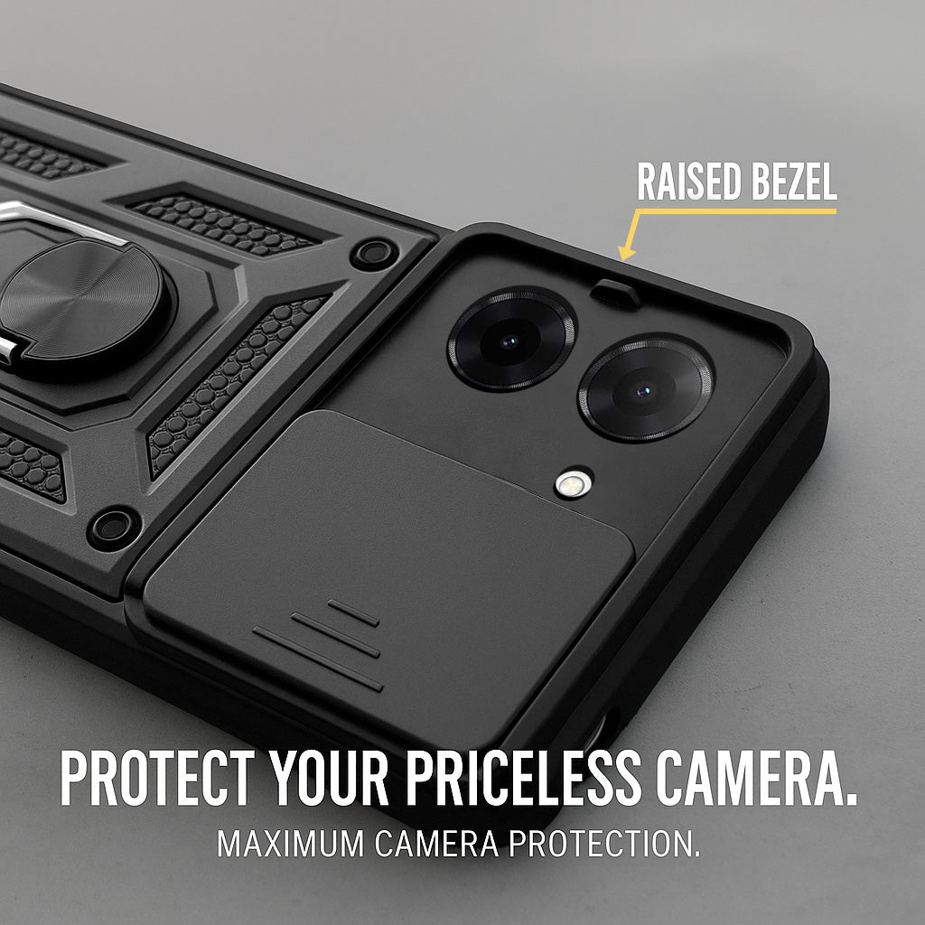 For Redmi A5 4G Back Cover Case (Hybrid Dual Armor Polycarbonate)