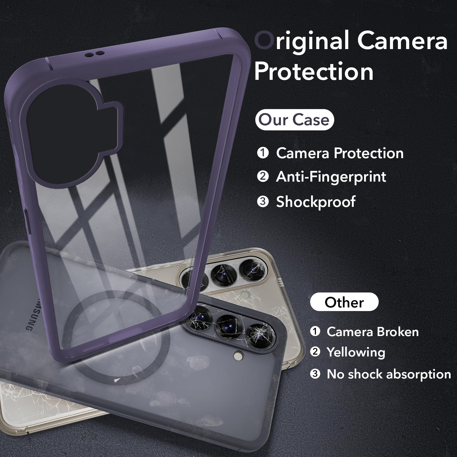 For Nothing Phone 1 Back Cover Case Ultra-Hybrid (Lifetime Anti Yellow | Anti Scratch | Crystal Clear Shockproof)