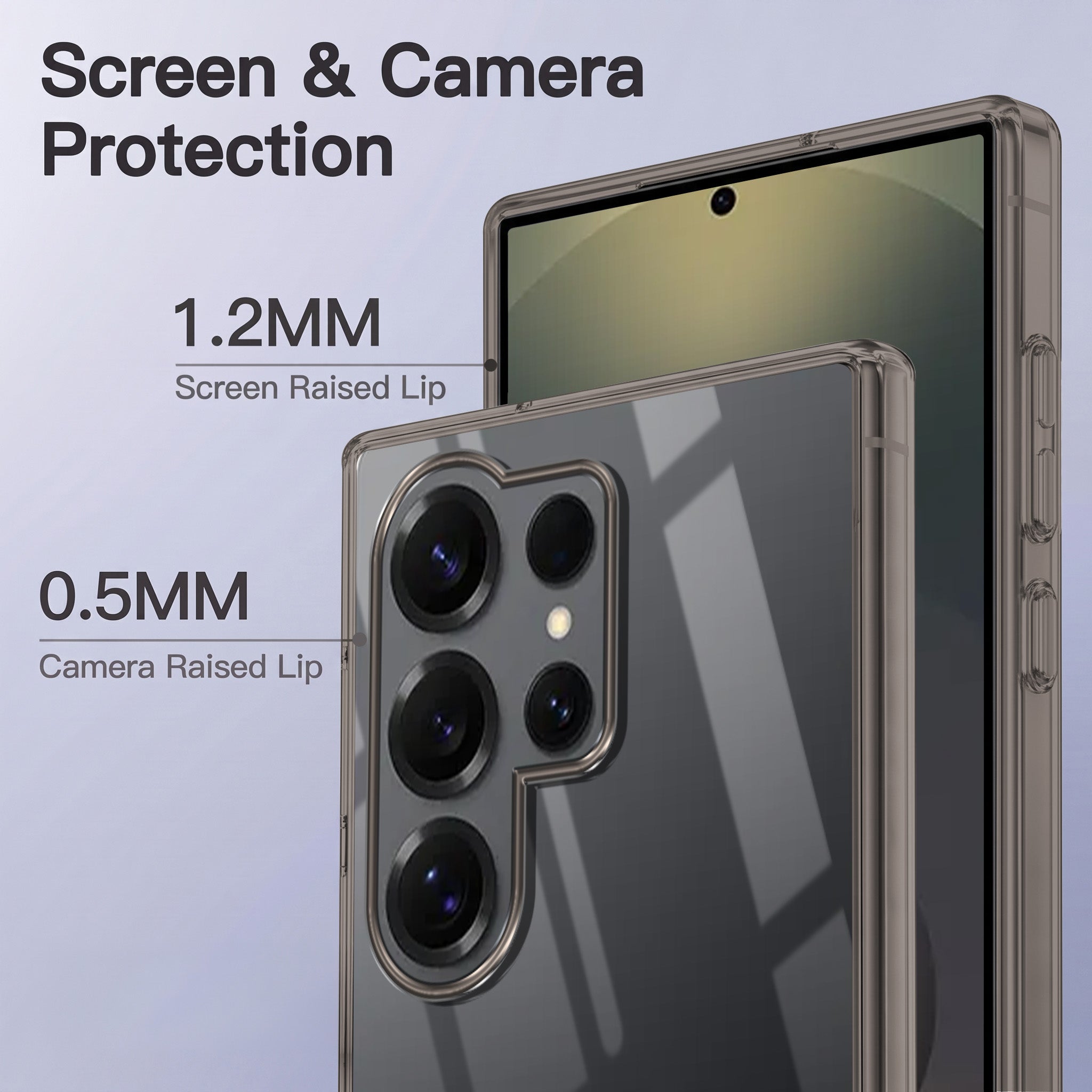 For Samsung Galaxy S25 Ultra Back Case Cover Crystal Anti Yellow (Unbreakable PC | MagSafe Wireless Charging Support |Camera Protection Bump)