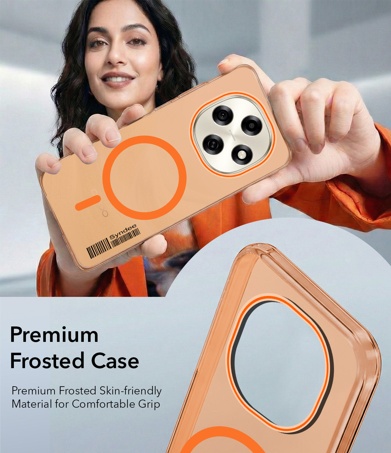 For Oppo F31 Pro Back Cover Case (Soft Touch | Camera Bump Protection | MagSafe Compatible | Matte Finish)