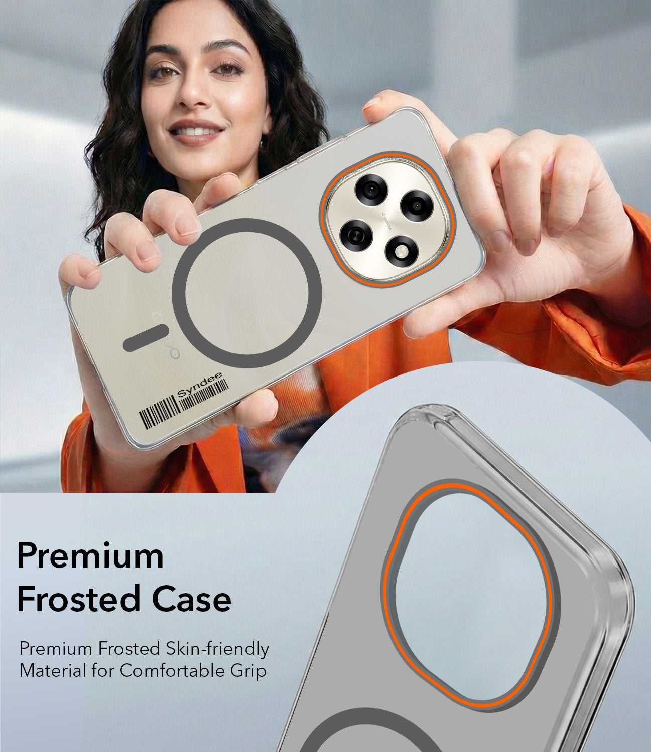 For Oppo F31 Pro Back Cover Case (Soft Touch | Camera Bump Protection | MagSafe Compatible | Matte Finish)